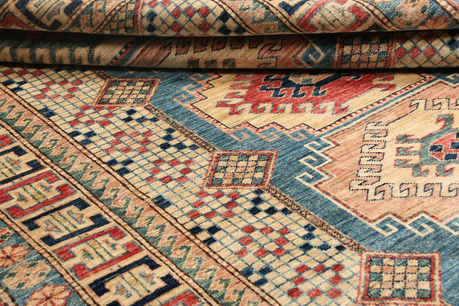 Handgeknüpfter Kazak Orientteppich, 149 × 205 cm, Wolle