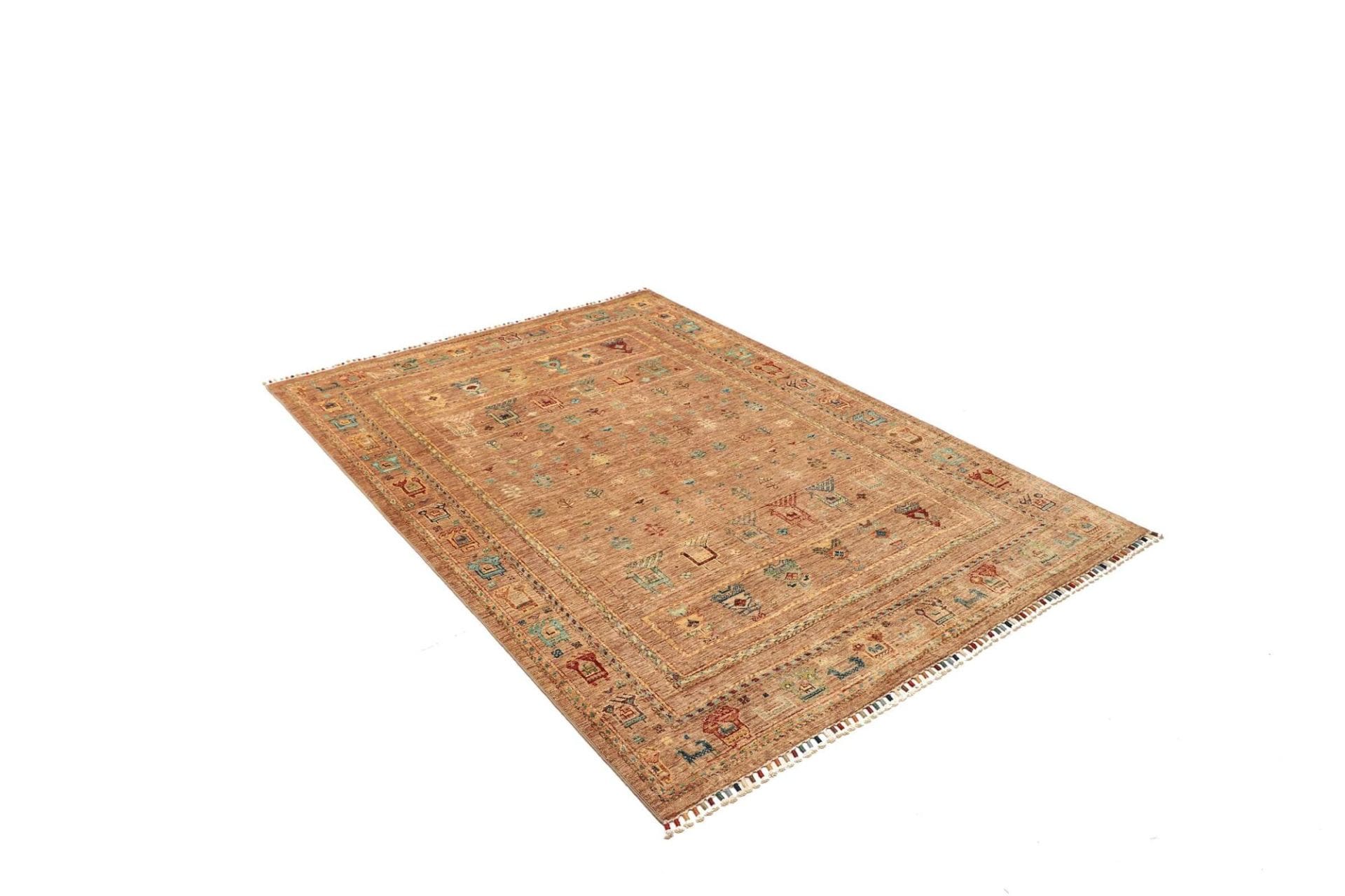 Handgeknüpfter Samarkand Orientteppich 149 × 205 cm