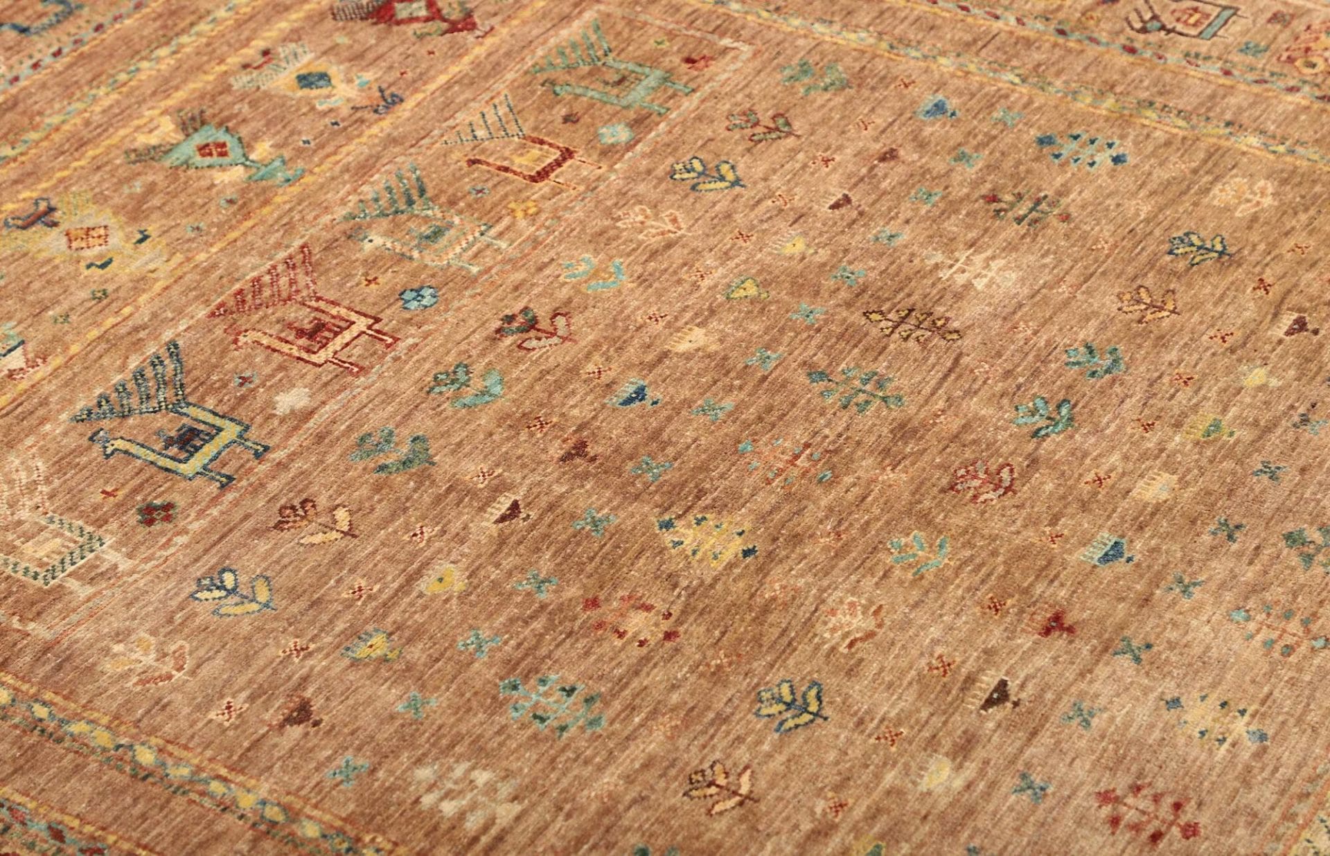 Handgeknüpfter Samarkand Orientteppich 149 × 205 cm