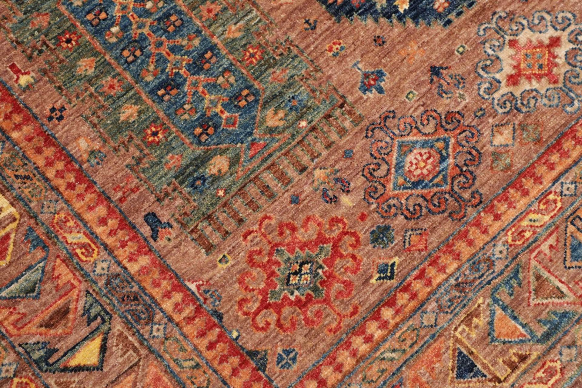 Handgeknüpfter Samarkand Orientteppich, 151 × 194 cm, Wolle