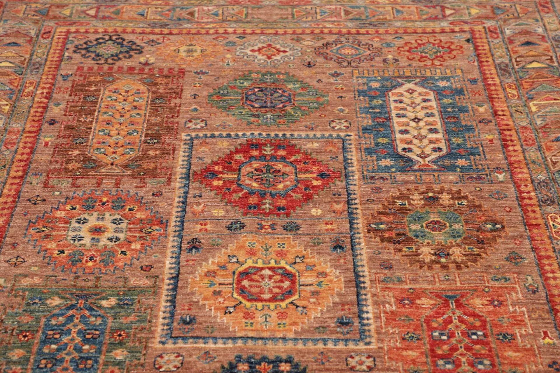 Handgeknüpfter Samarkand Orientteppich, 151 × 194 cm, Wolle