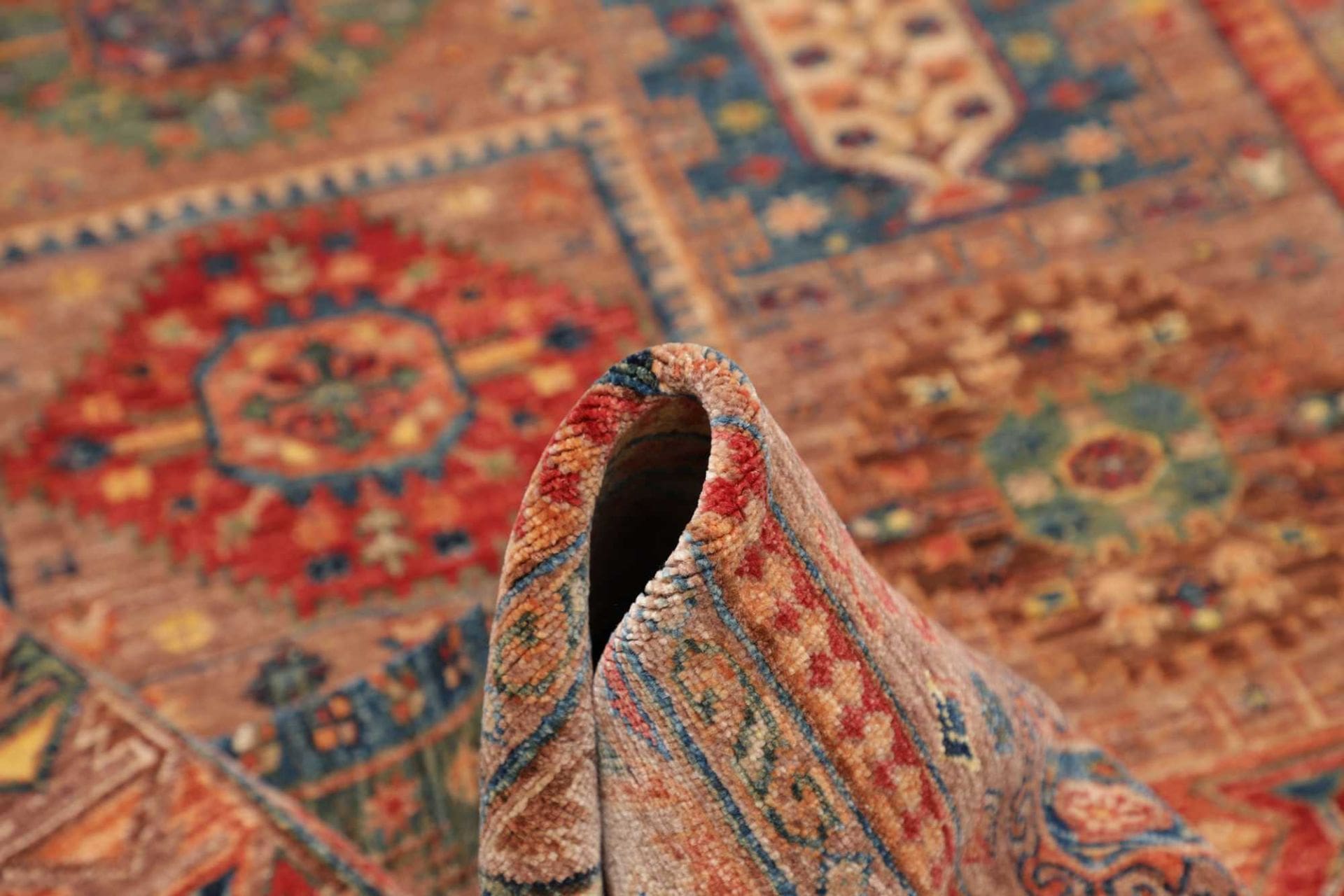 Handgeknüpfter Samarkand Orientteppich, 151 × 194 cm, Wolle