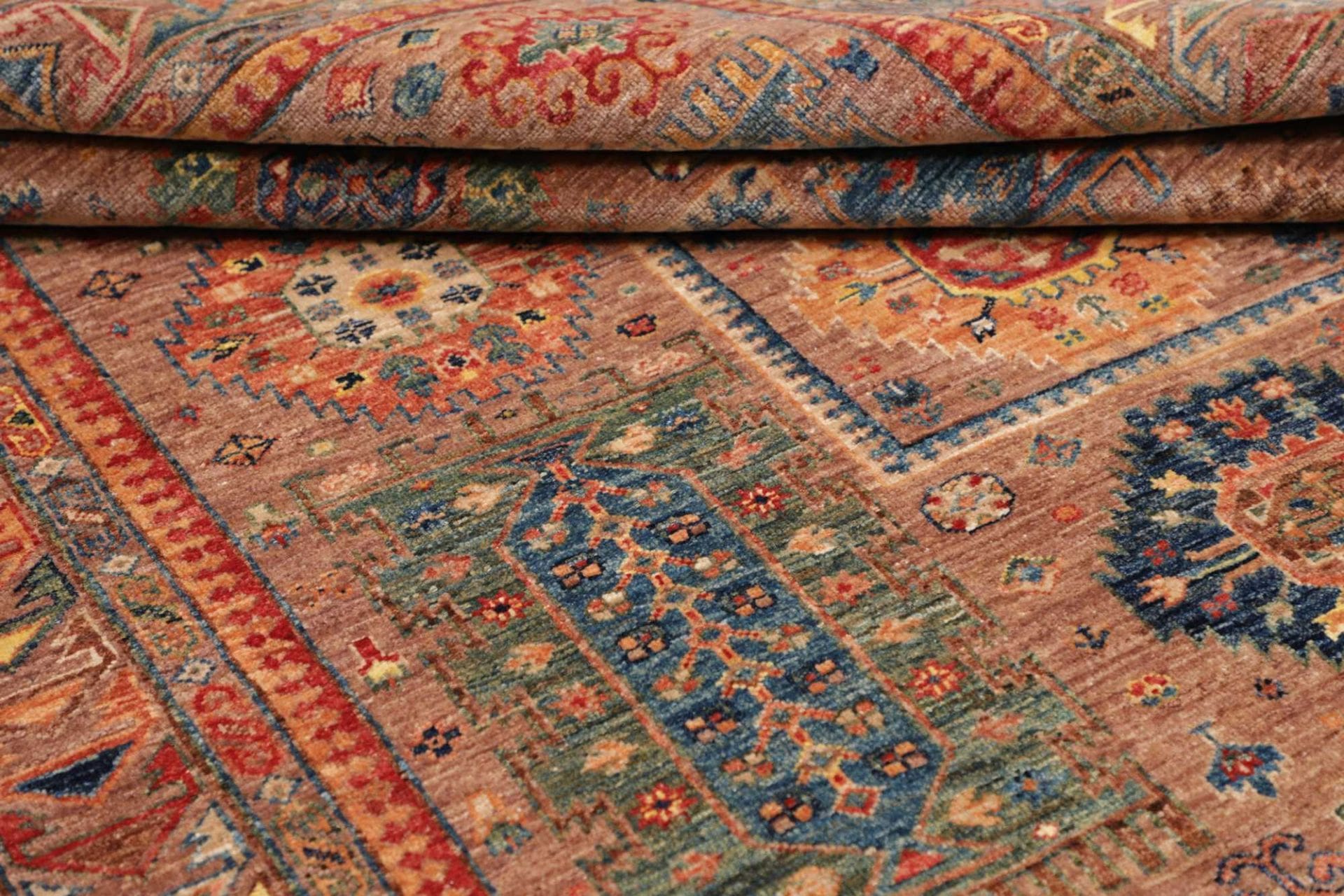 Handgeknüpfter Samarkand Orientteppich, 151 × 194 cm, Wolle