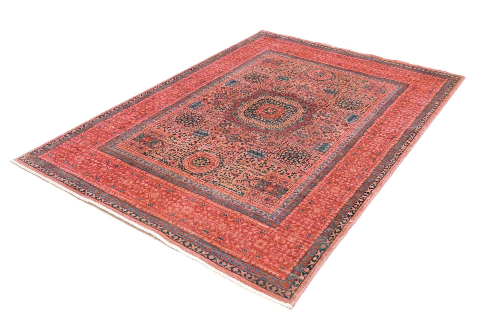 Handgeknüpfter Mamluk Orientteppich, 151 × 199 cm, Wolle