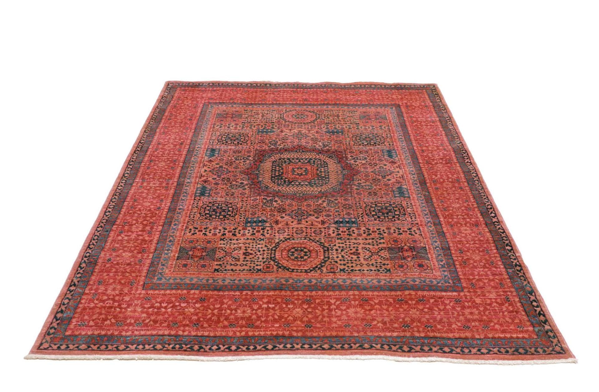 Handgeknüpfter Mamluk Orientteppich, 151 × 199 cm, Wolle