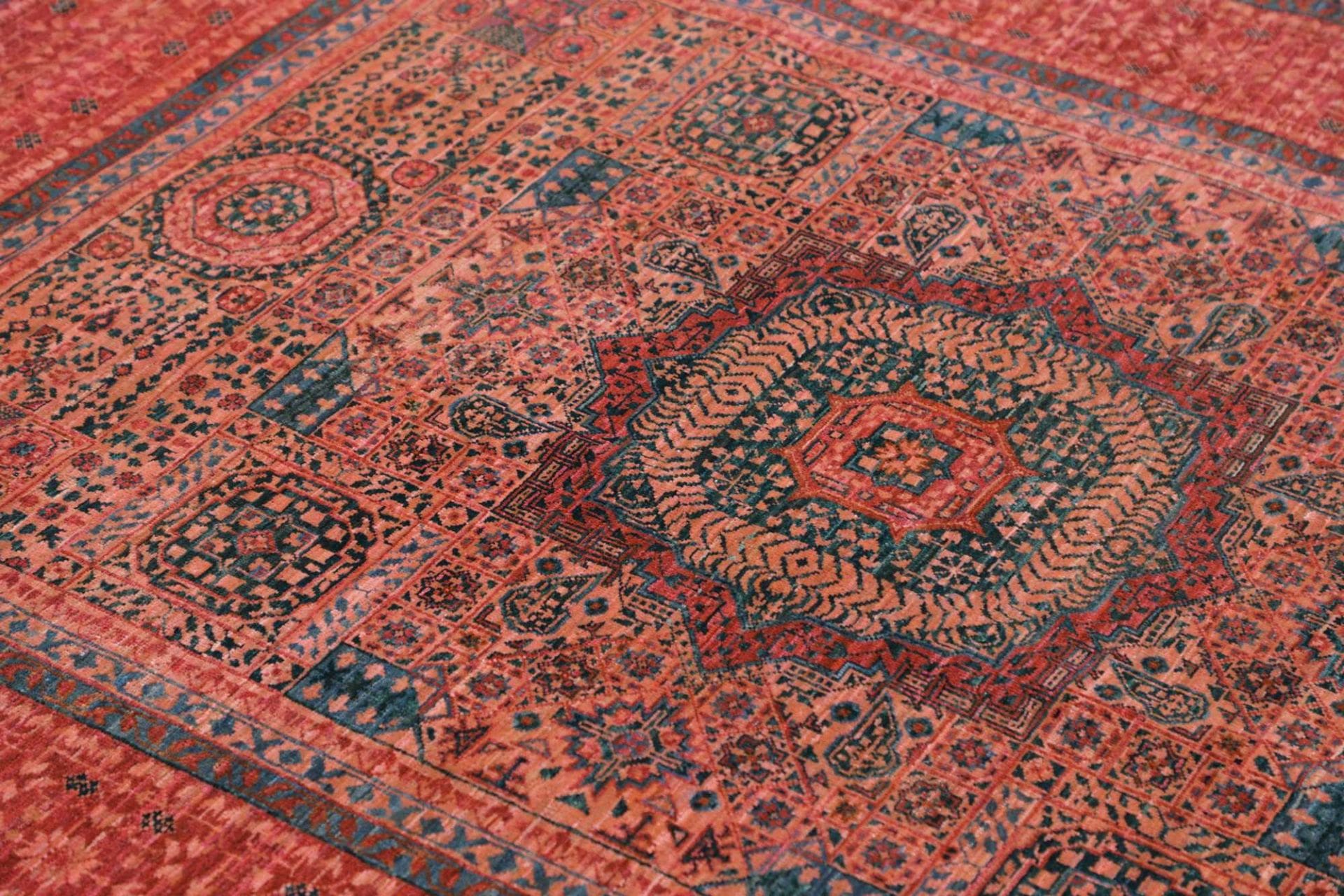 Handgeknüpfter Mamluk Orientteppich, 151 × 199 cm, Wolle