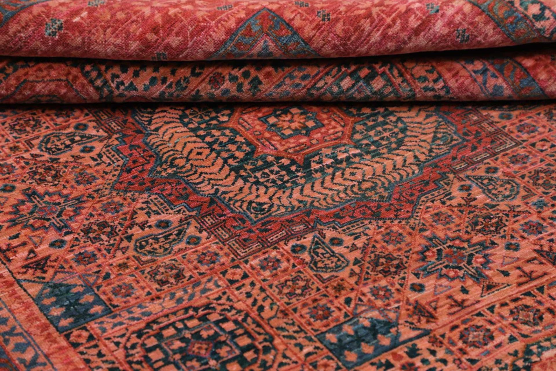 Handgeknüpfter Mamluk Orientteppich, 151 × 199 cm, Wolle