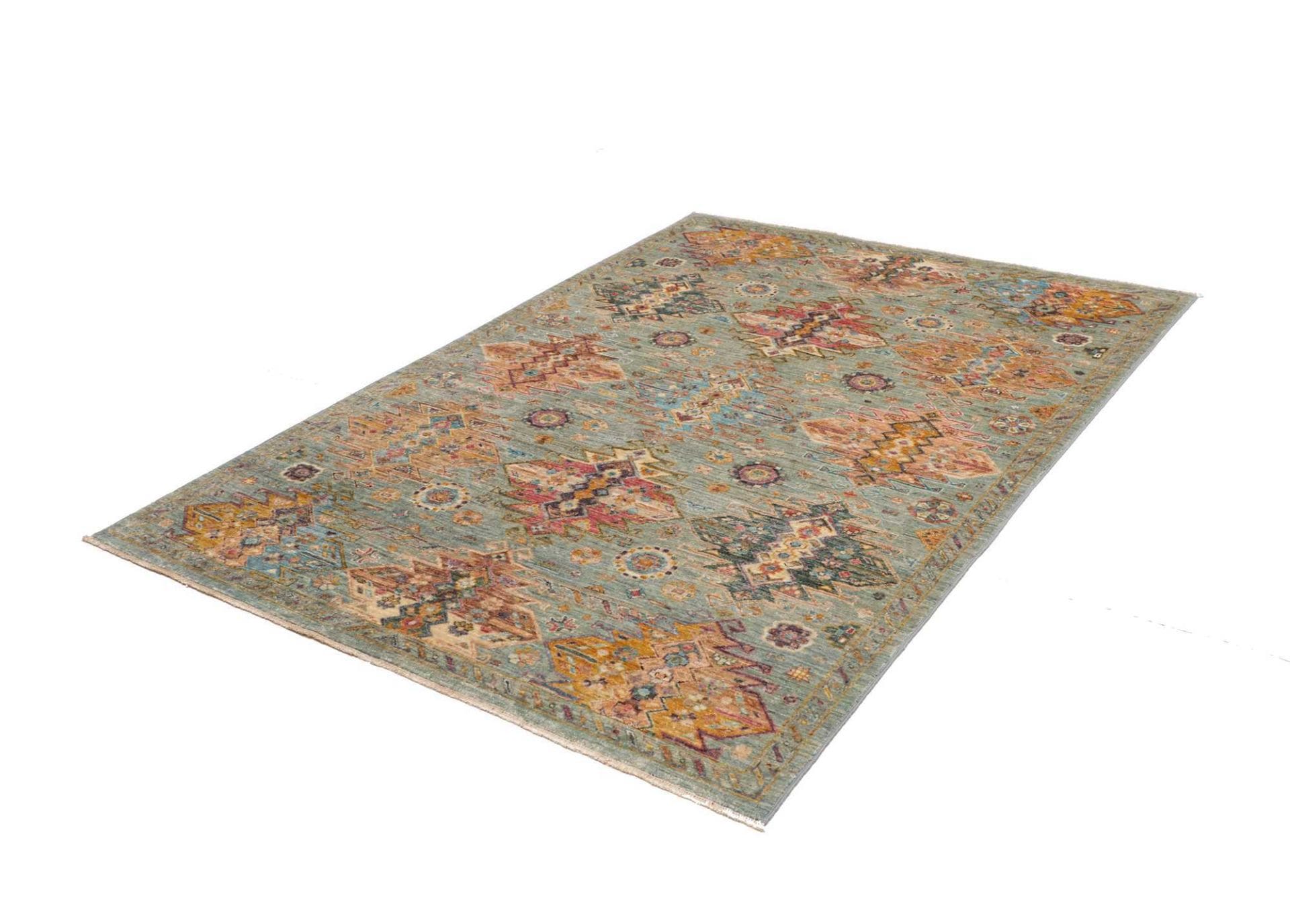 Samarkand Orientteppich 150 × 203 cm aus Wolle, handgeknüpft