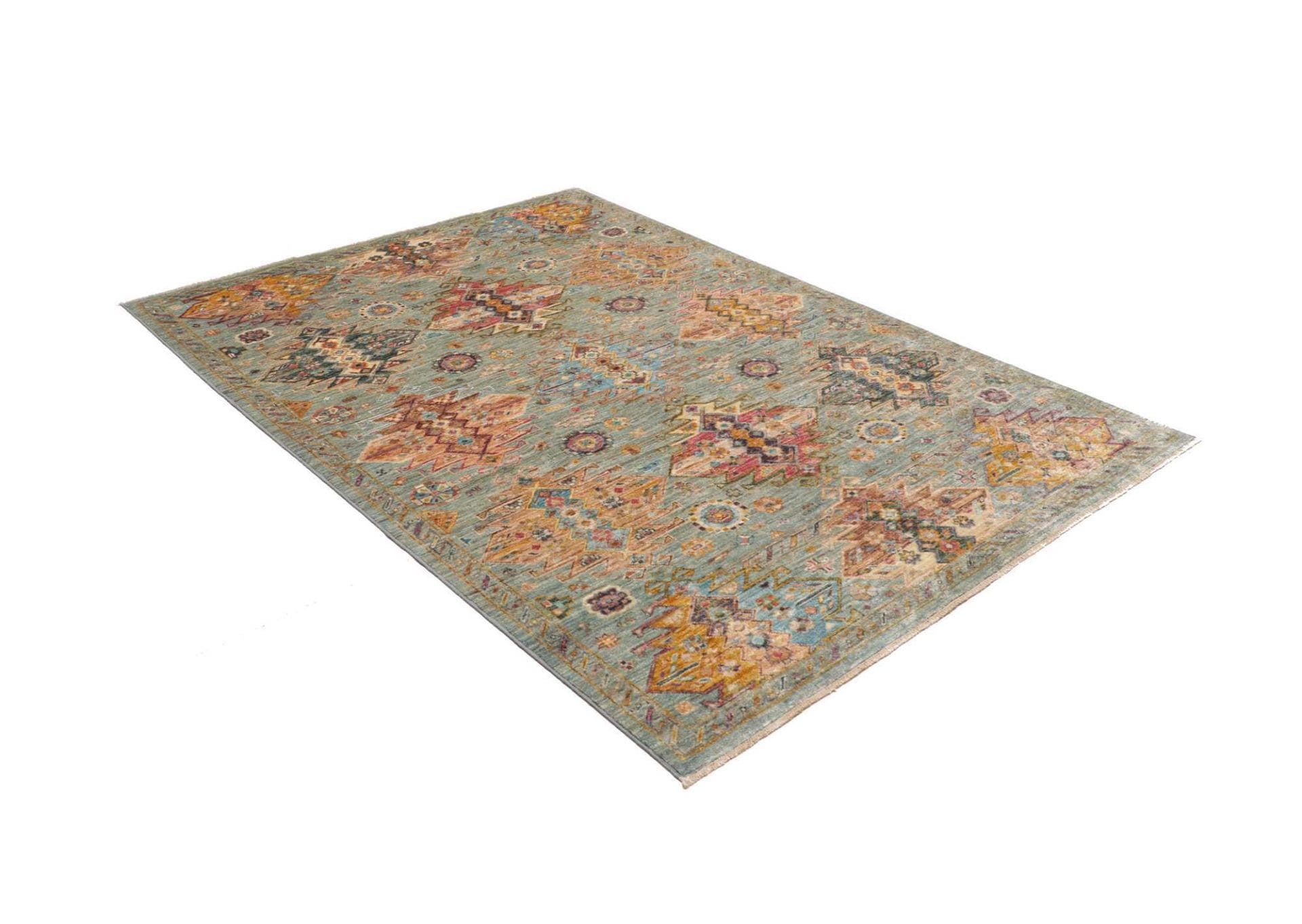 Samarkand Orientteppich 150 × 203 cm aus Wolle, handgeknüpft