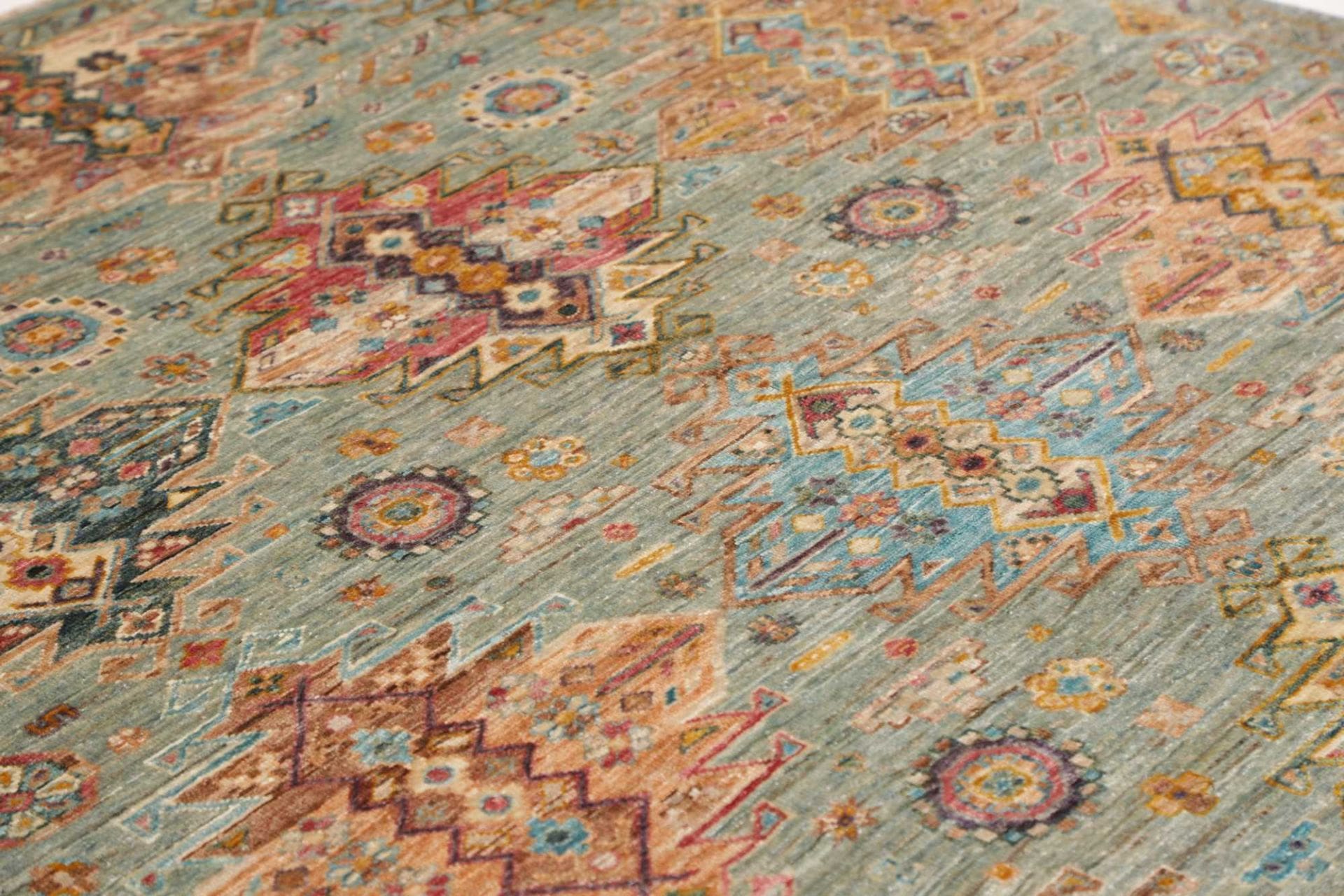 Samarkand Orientteppich 150 × 203 cm aus Wolle, handgeknüpft