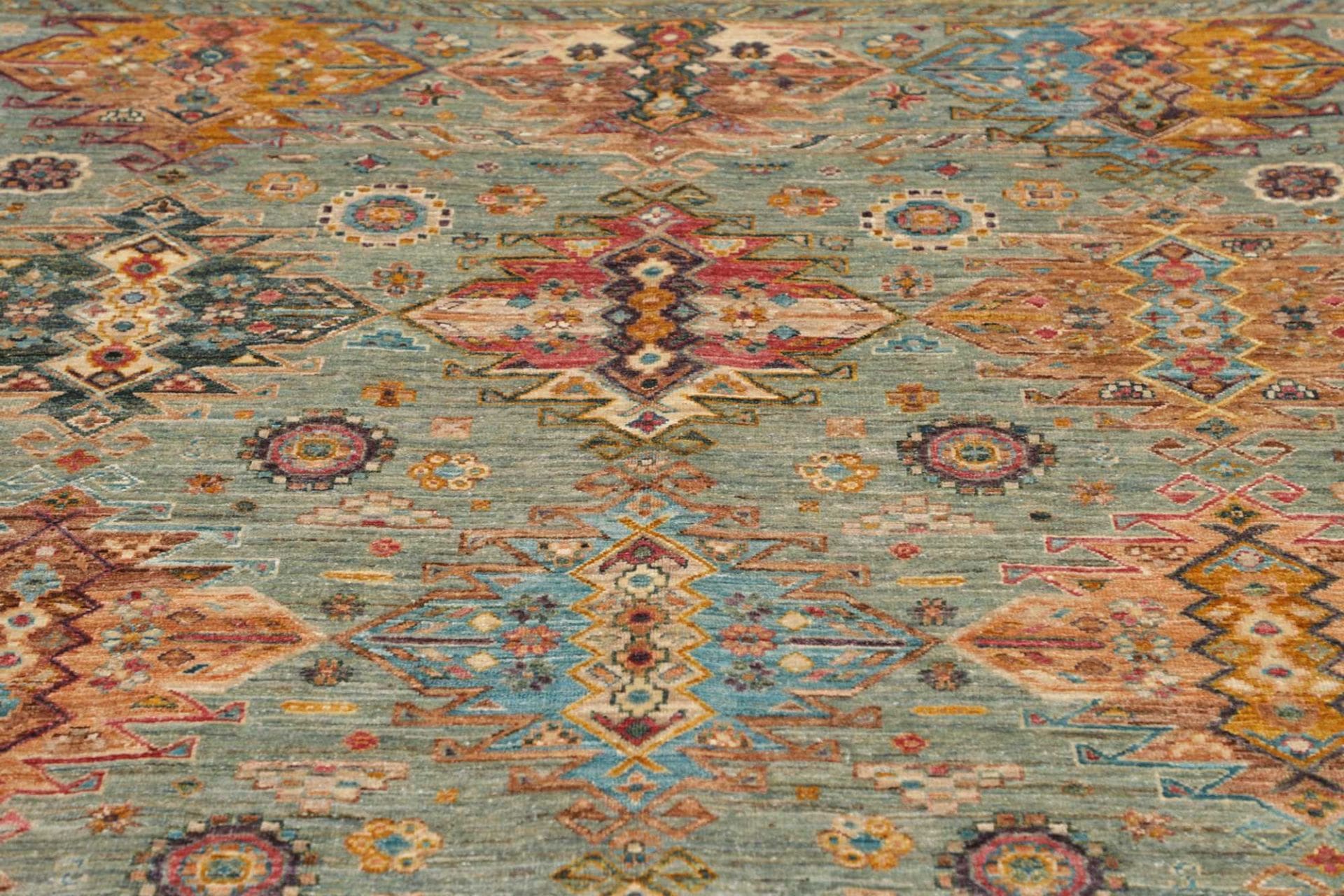 Samarkand Orientteppich 150 × 203 cm aus Wolle, handgeknüpft