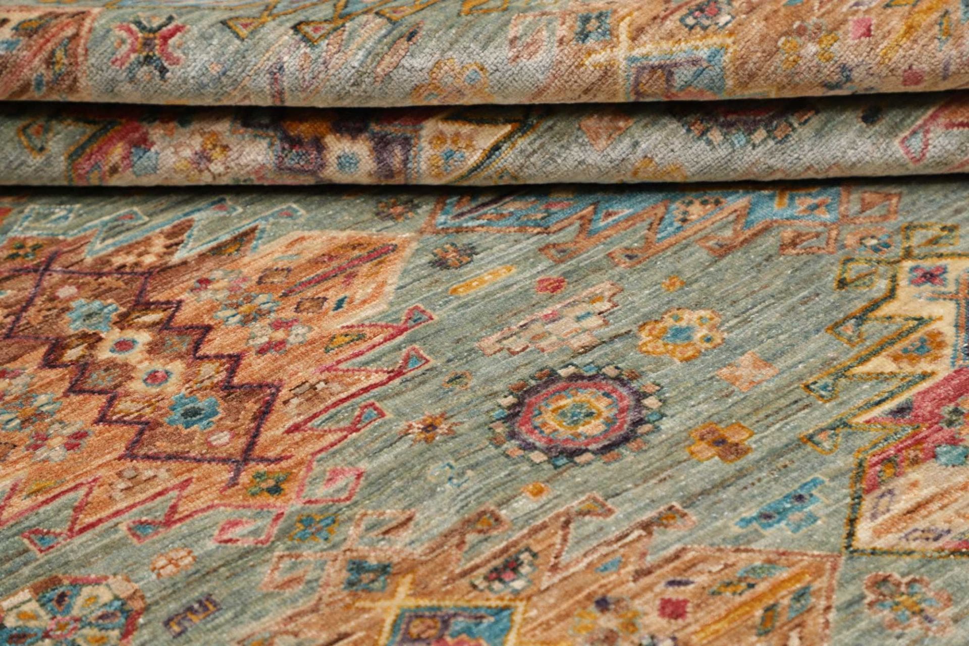 Samarkand Orientteppich 150 × 203 cm aus Wolle, handgeknüpft