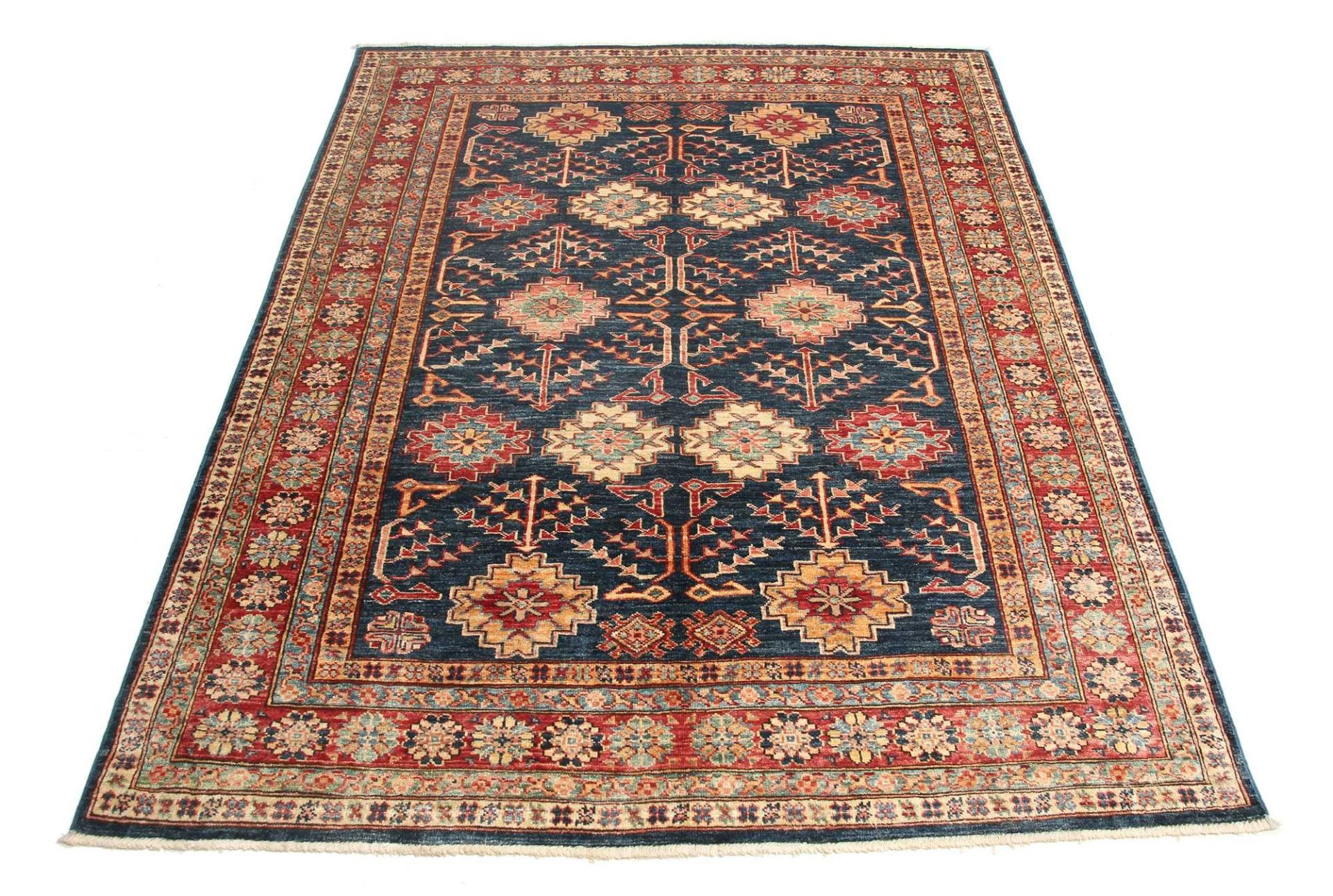 Handgeknüpfter Kazak Orientteppich 156 × 198 cm