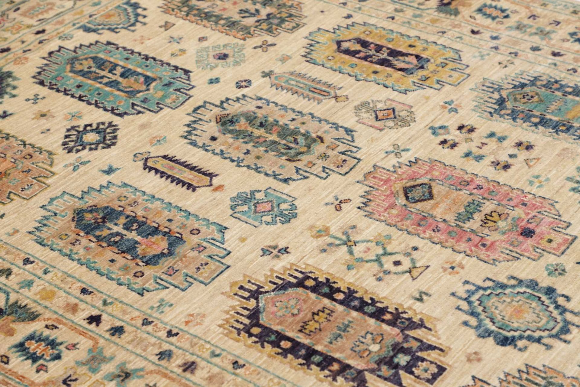 Handgeknüpfter Samarkand Orientteppich, 150 × 201 cm, Wolle