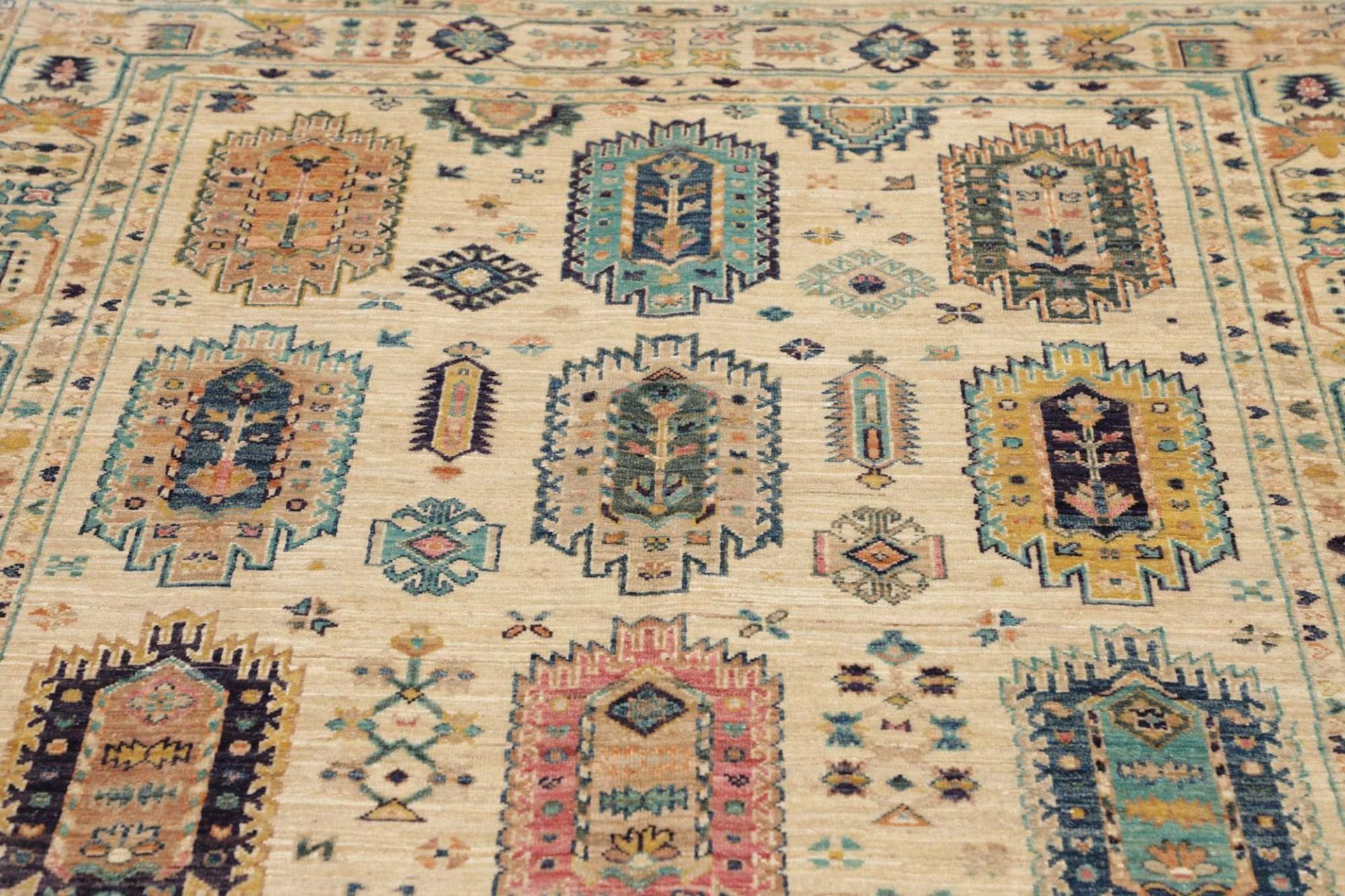 Handgeknüpfter Samarkand Orientteppich, 150 × 201 cm, Wolle