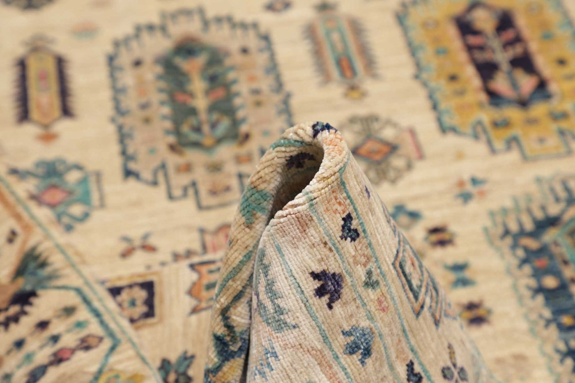 Handgeknüpfter Samarkand Orientteppich, 150 × 201 cm, Wolle