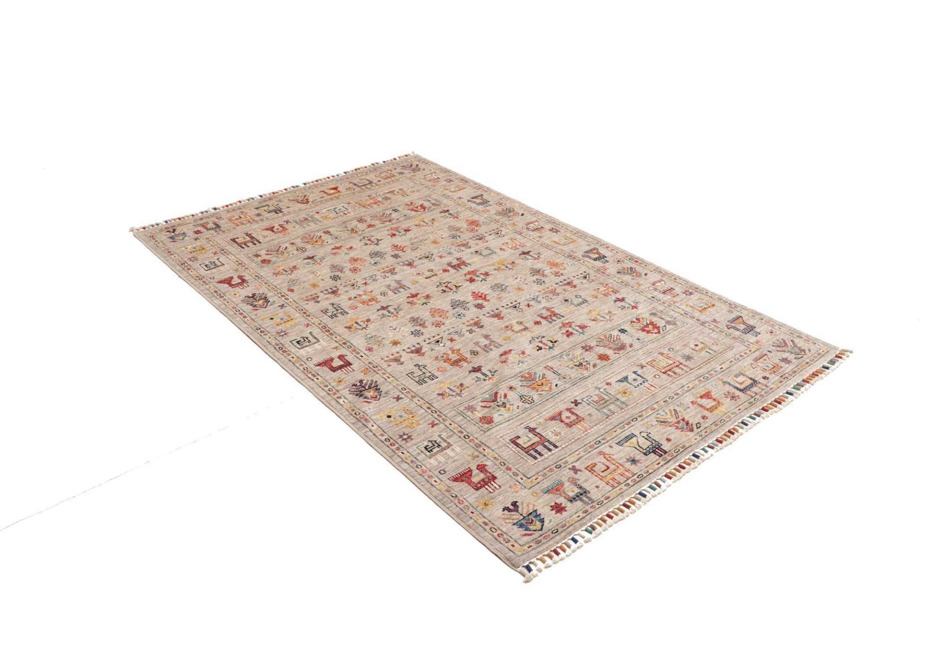 Samarkand Orientteppich aus Pakistan, 124 × 187 cm