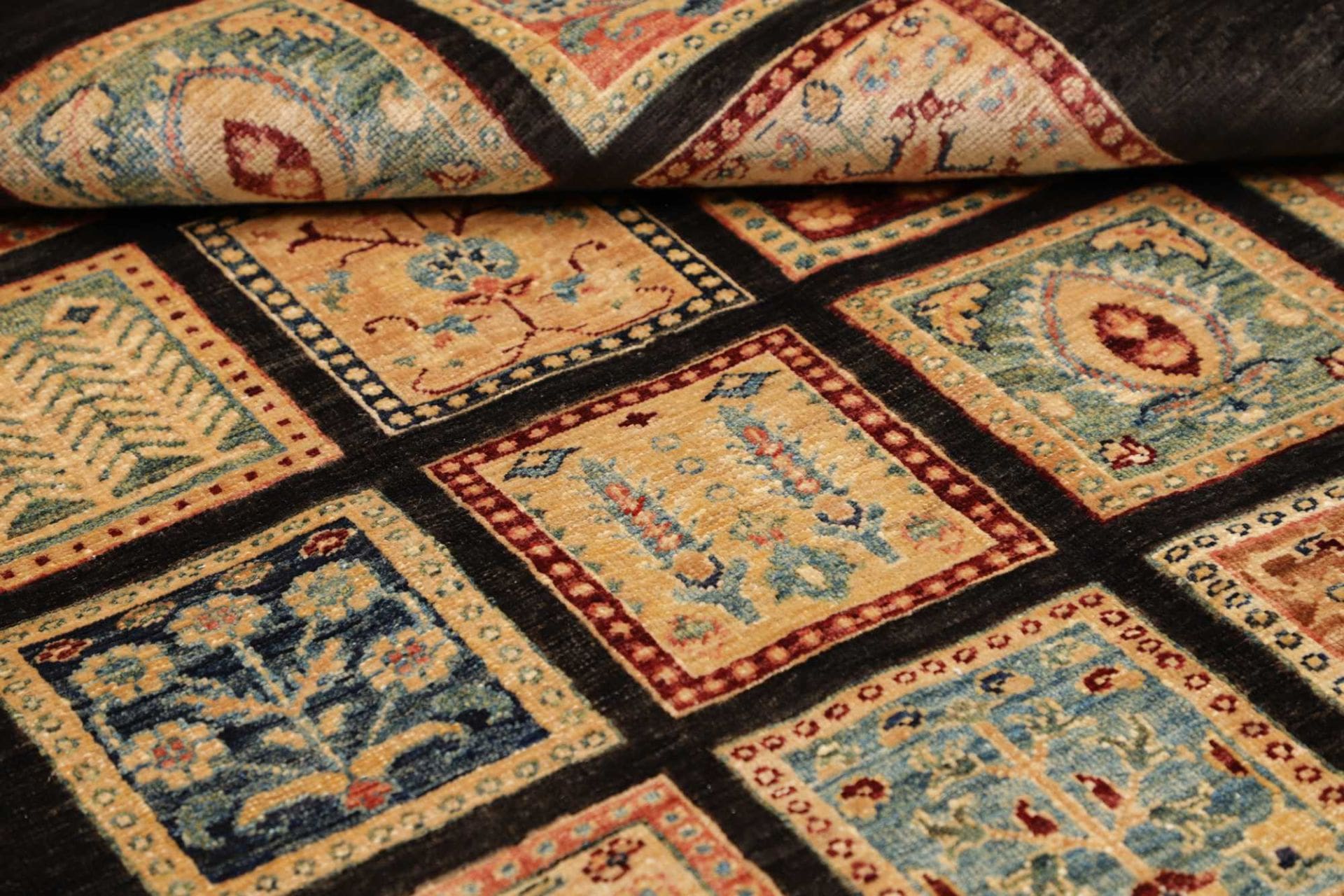 Handgeknüpfter Bakhtiari Orientteppich, 126 × 186 cm, Wolle