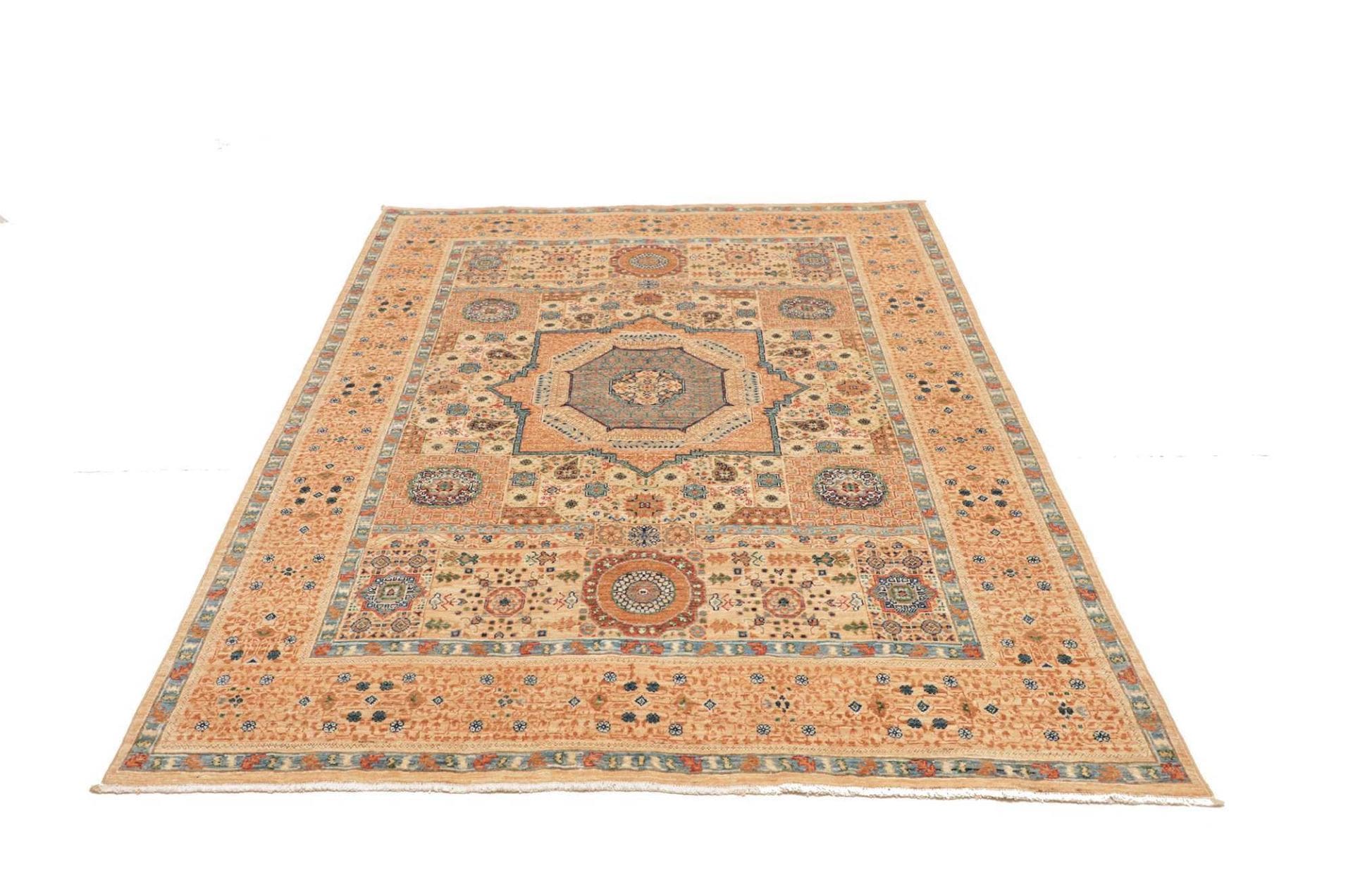 Mamluk Orientteppich aus Pakistan, 150 × 205 cm