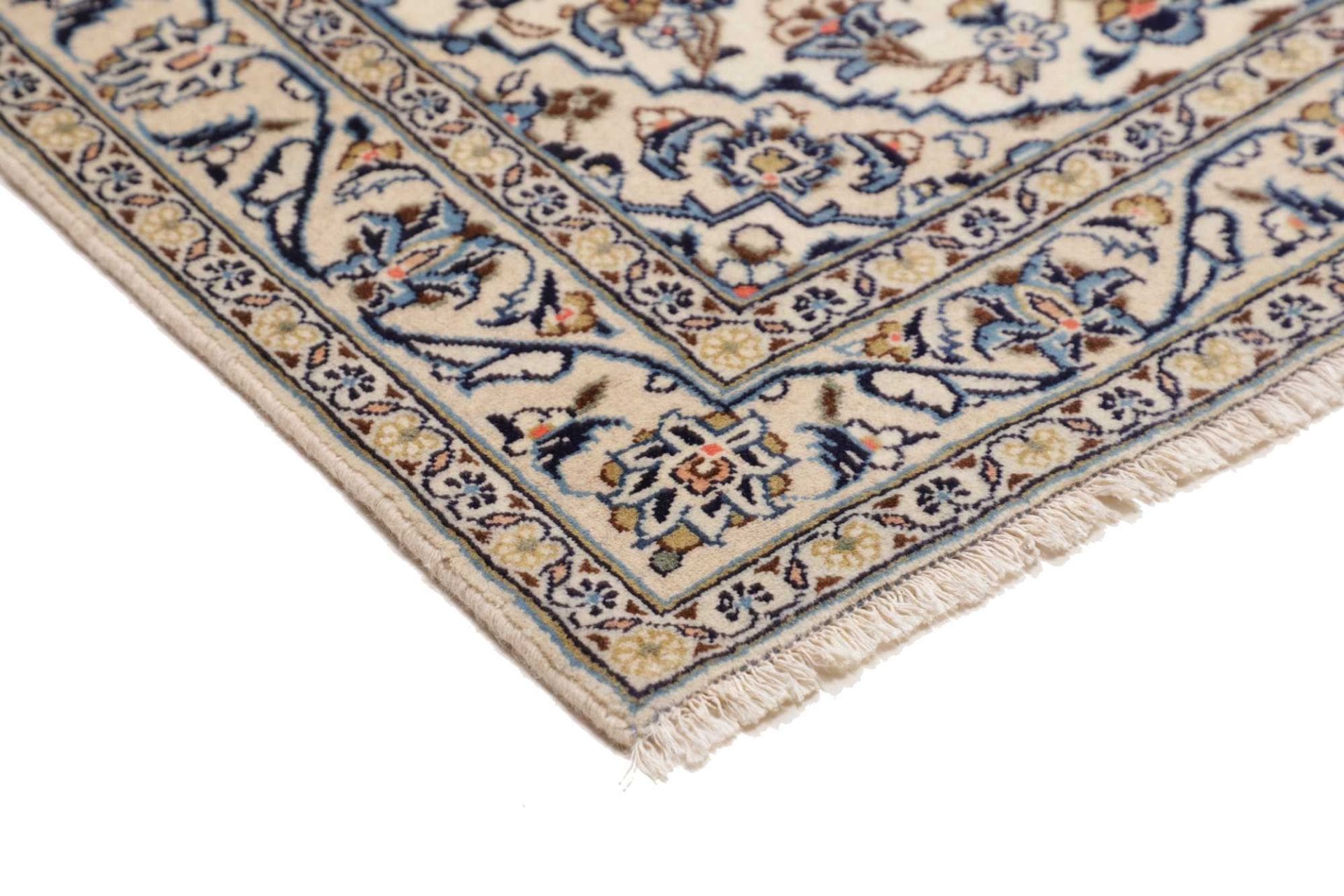 Handgeknüpfter Kashan Perserteppich, 103 × 150 cm, Wolle
