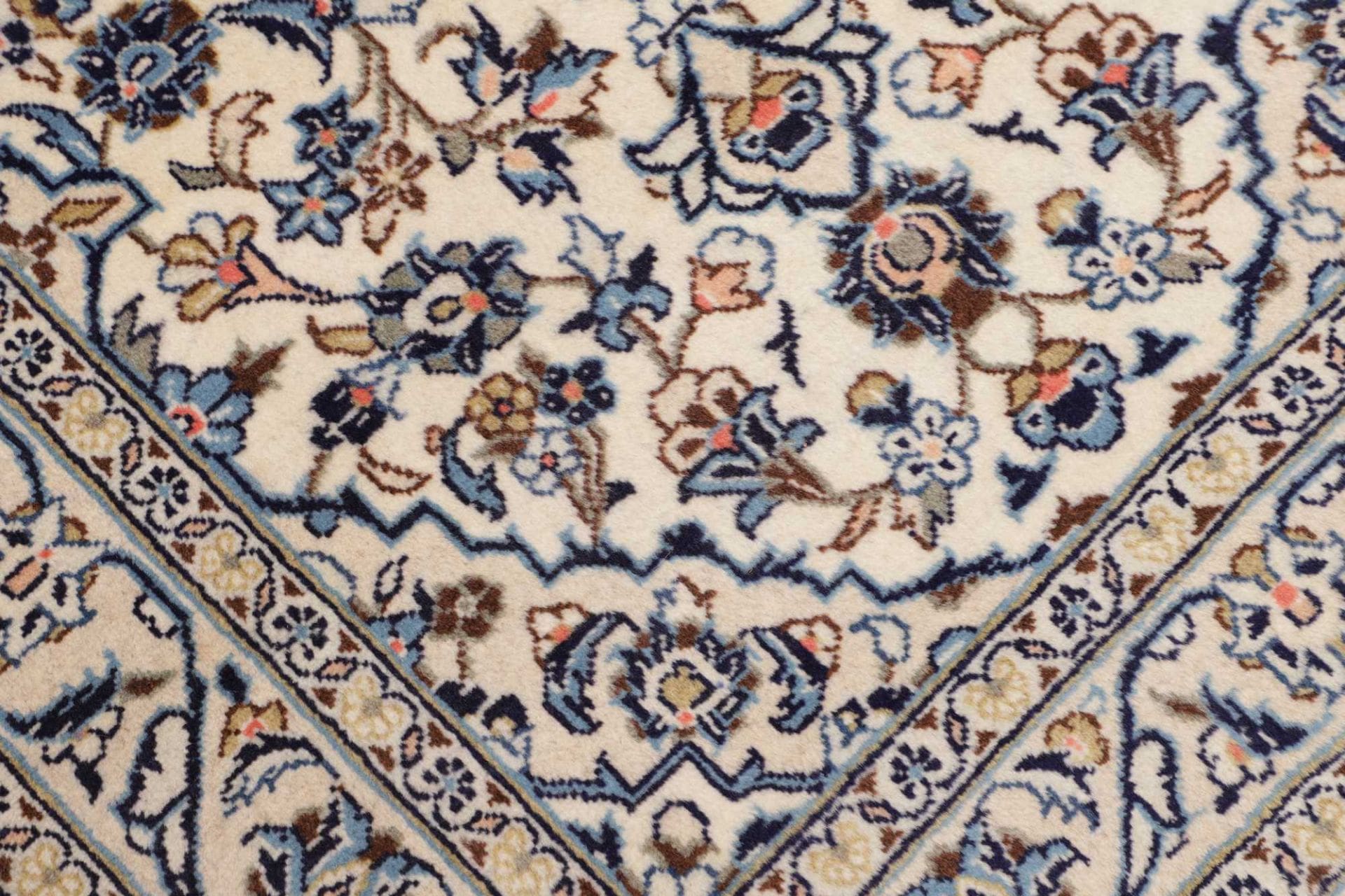 Handgeknüpfter Kashan Perserteppich, 103 × 150 cm, Wolle