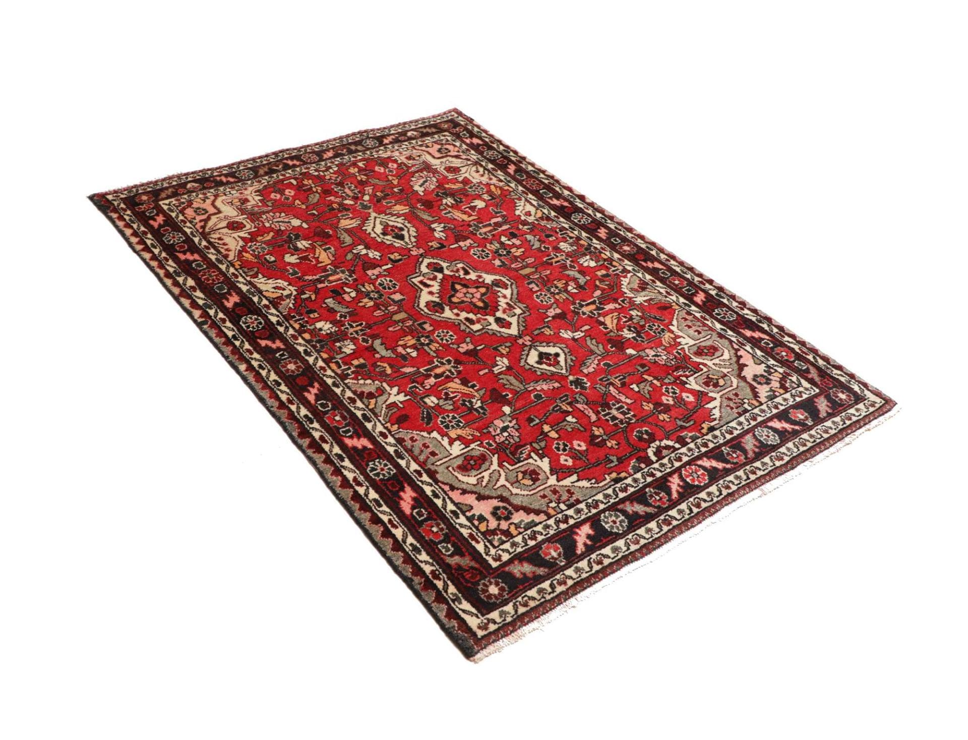 Hamadan Herati Perserteppich aus Iran, 111 × 155 cm