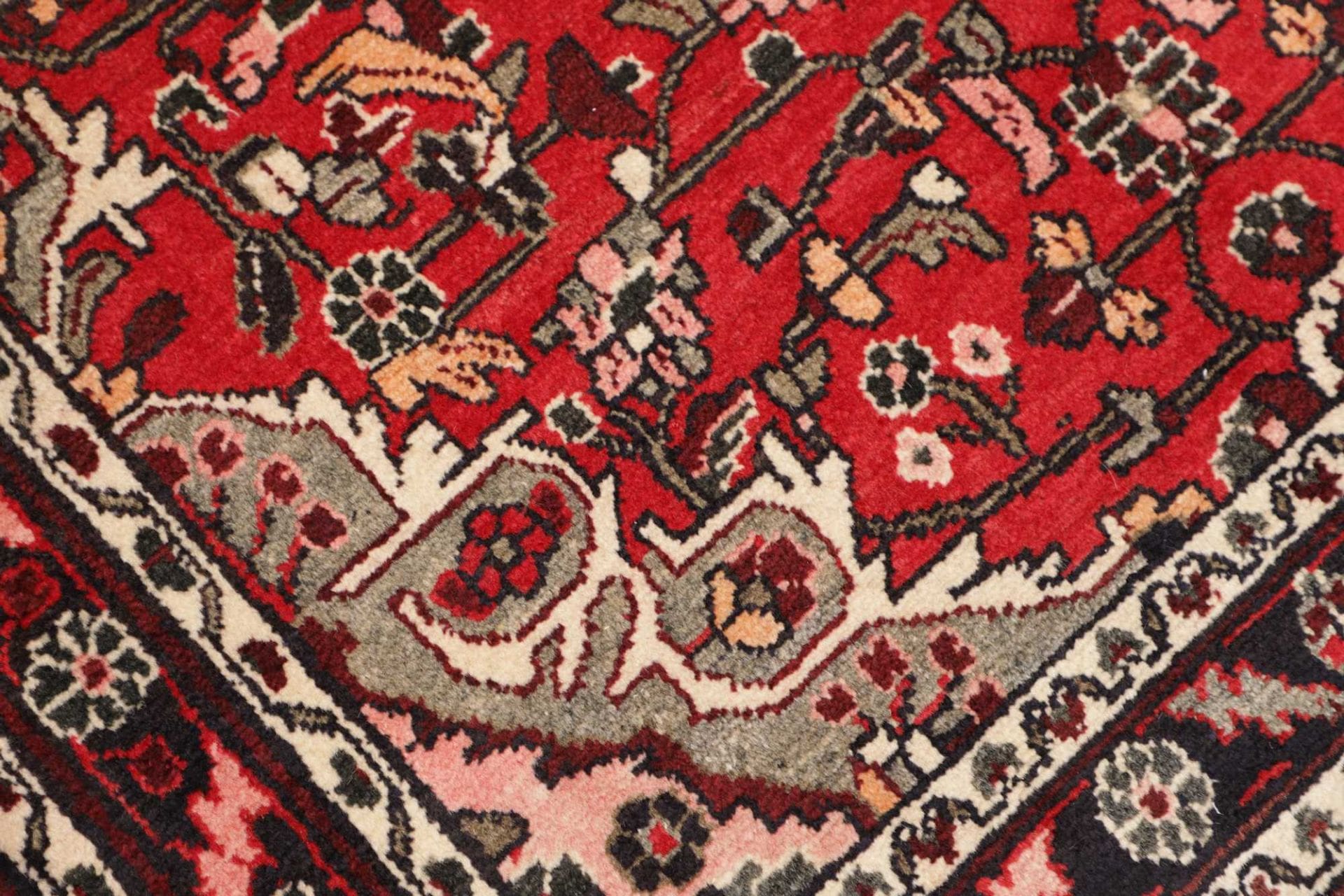 Hamadan Herati Perserteppich aus Iran, 111 × 155 cm