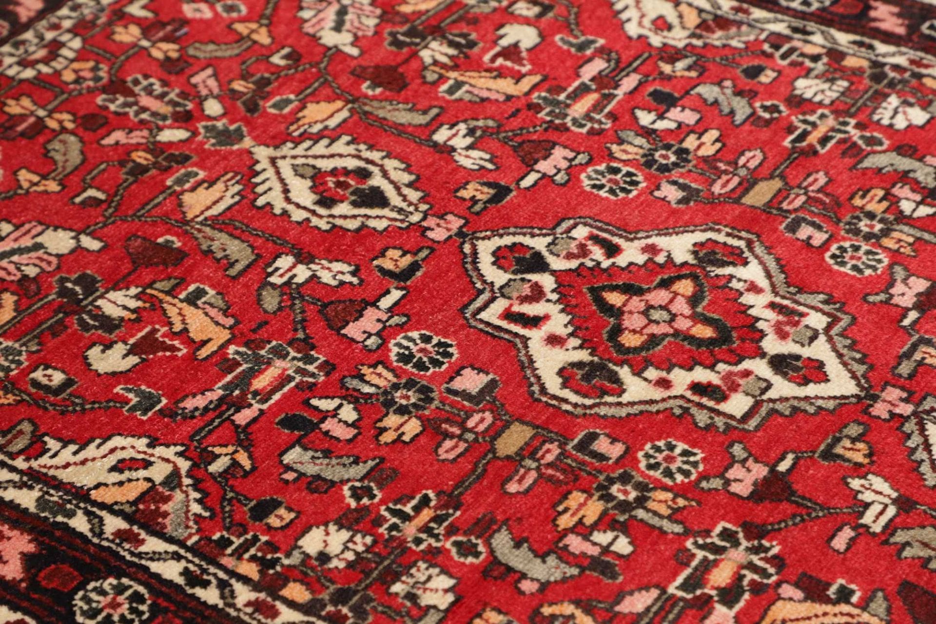 Hamadan Herati Perserteppich aus Iran, 111 × 155 cm