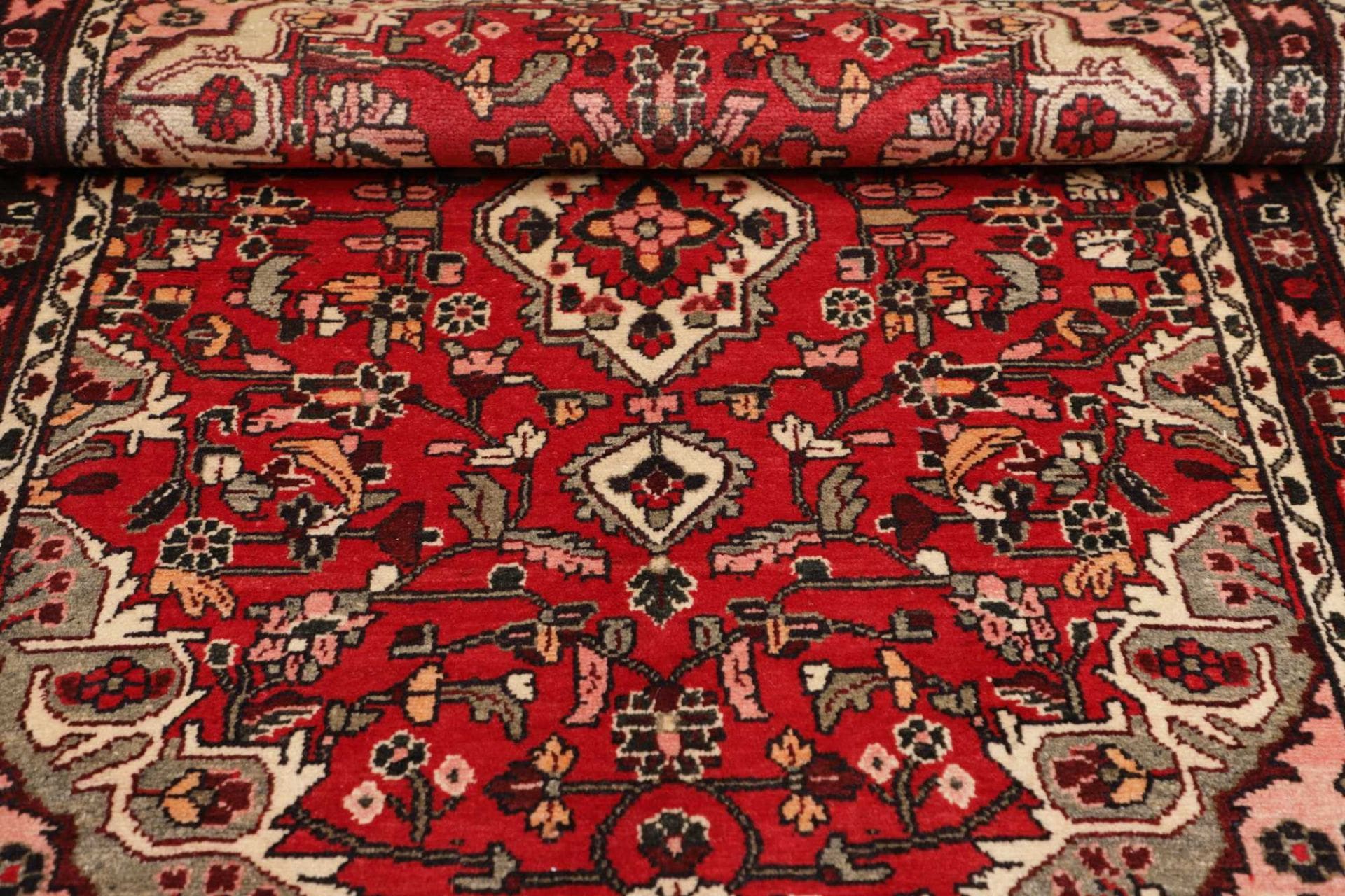 Hamadan Herati Perserteppich aus Iran, 111 × 155 cm