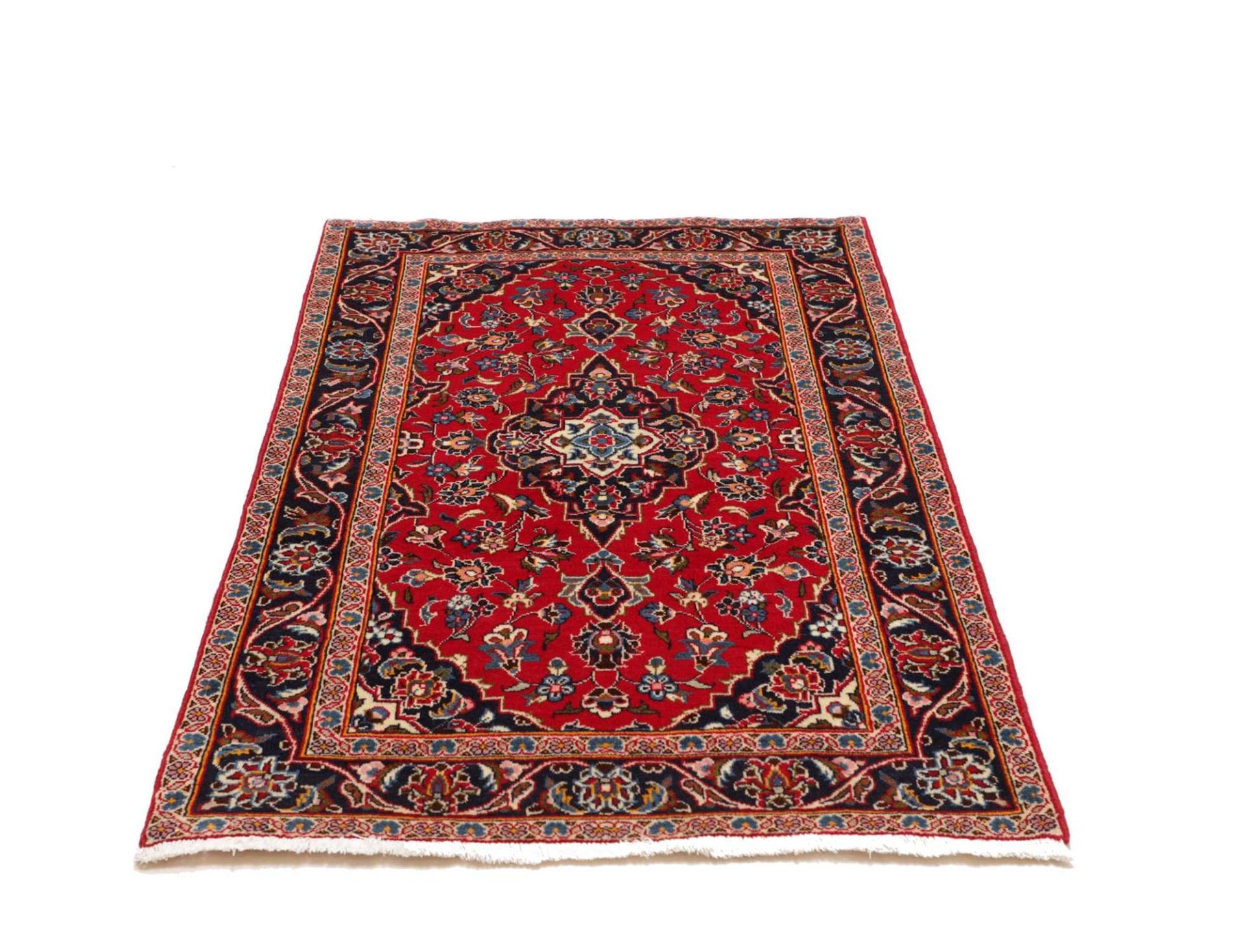 Kashan Perserteppich aus Iran, 97 × 155 cm