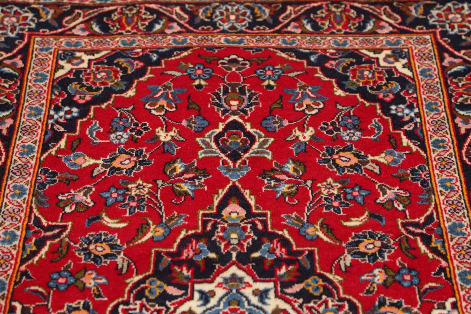 Kashan Perserteppich aus Iran, 97 × 155 cm