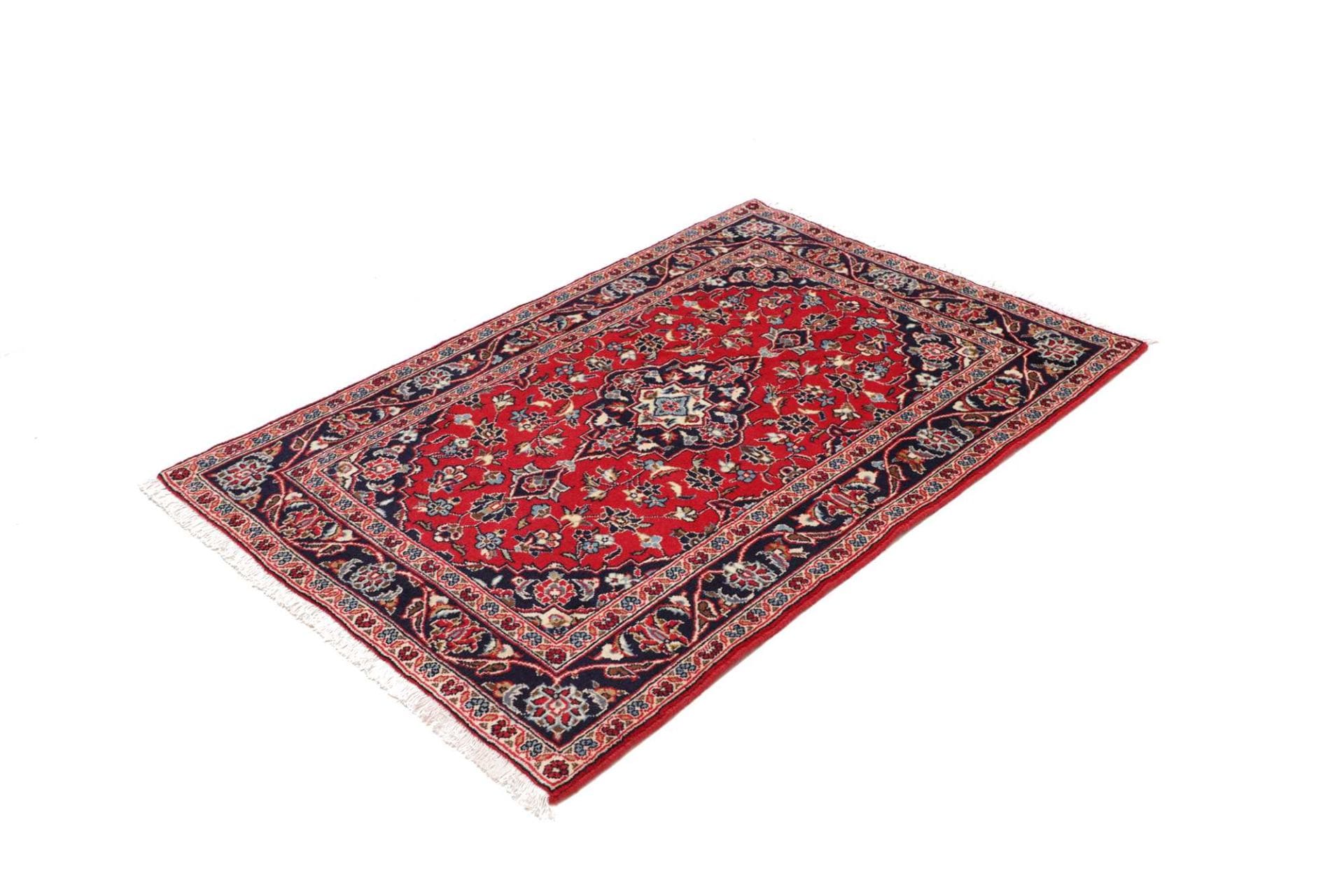 Handgeknüpfter Kashan Perserteppich 99 × 144 cm