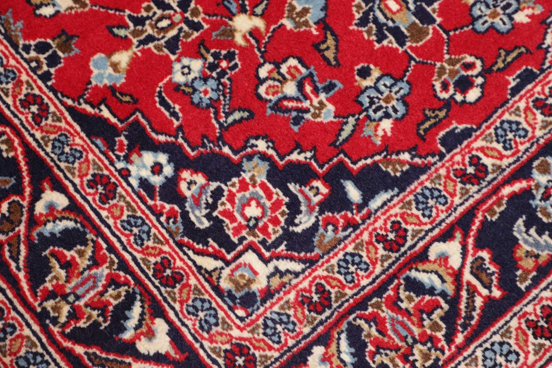 Handgeknüpfter Kashan Perserteppich 99 × 144 cm