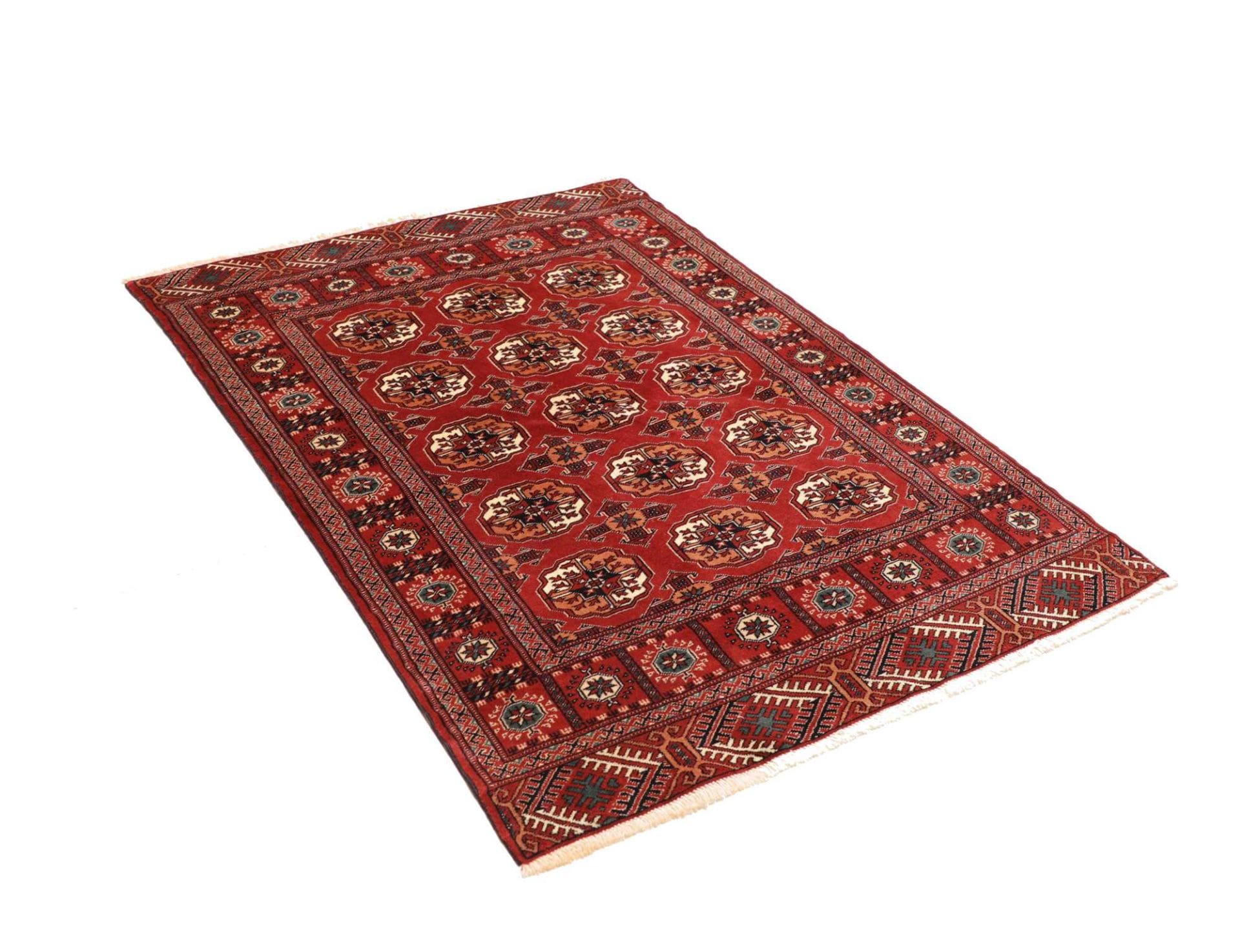 Turkmen Perserteppich aus Iran, 111 × 150 cm