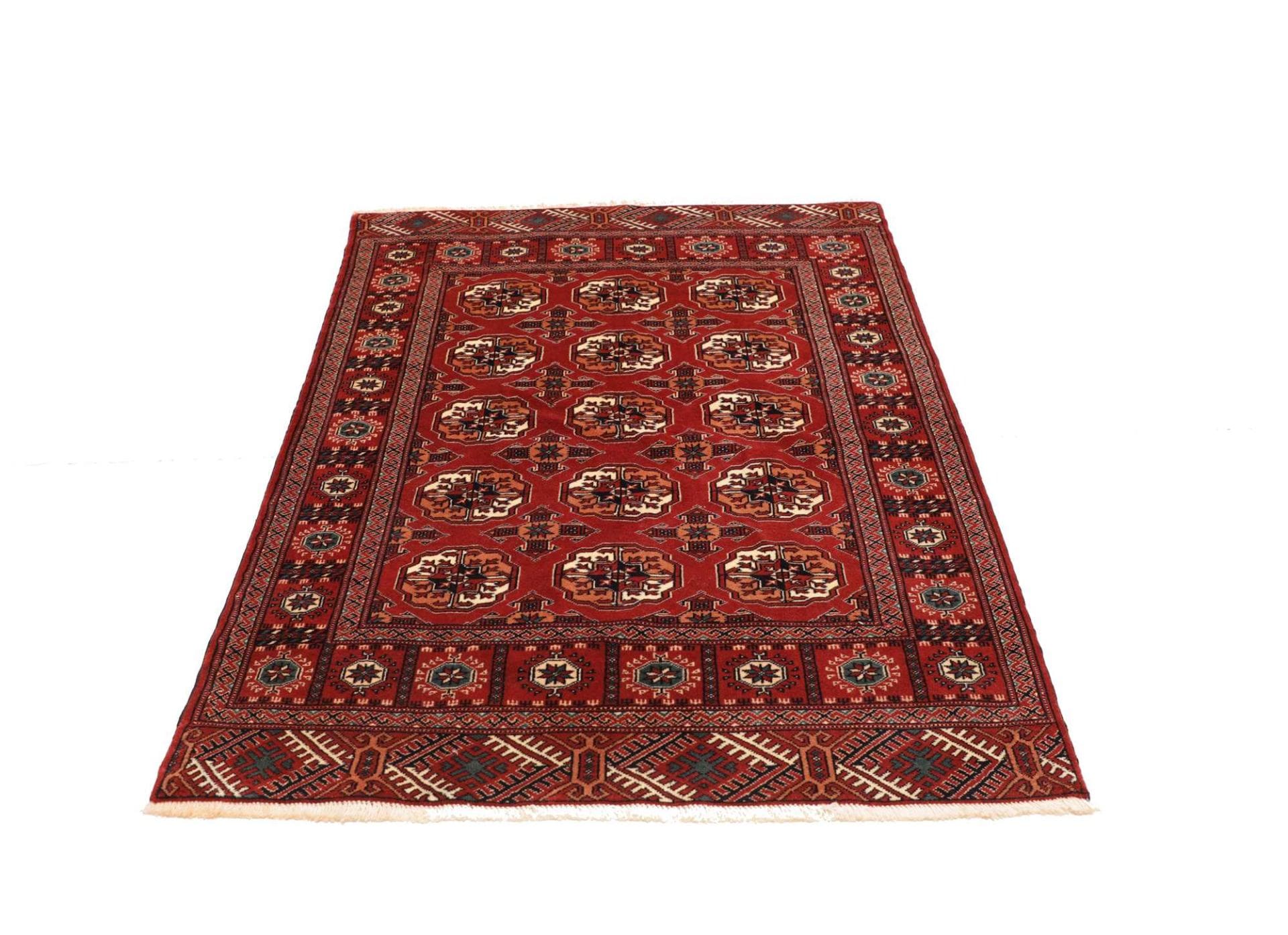 Turkmen Perserteppich aus Iran, 111 × 150 cm