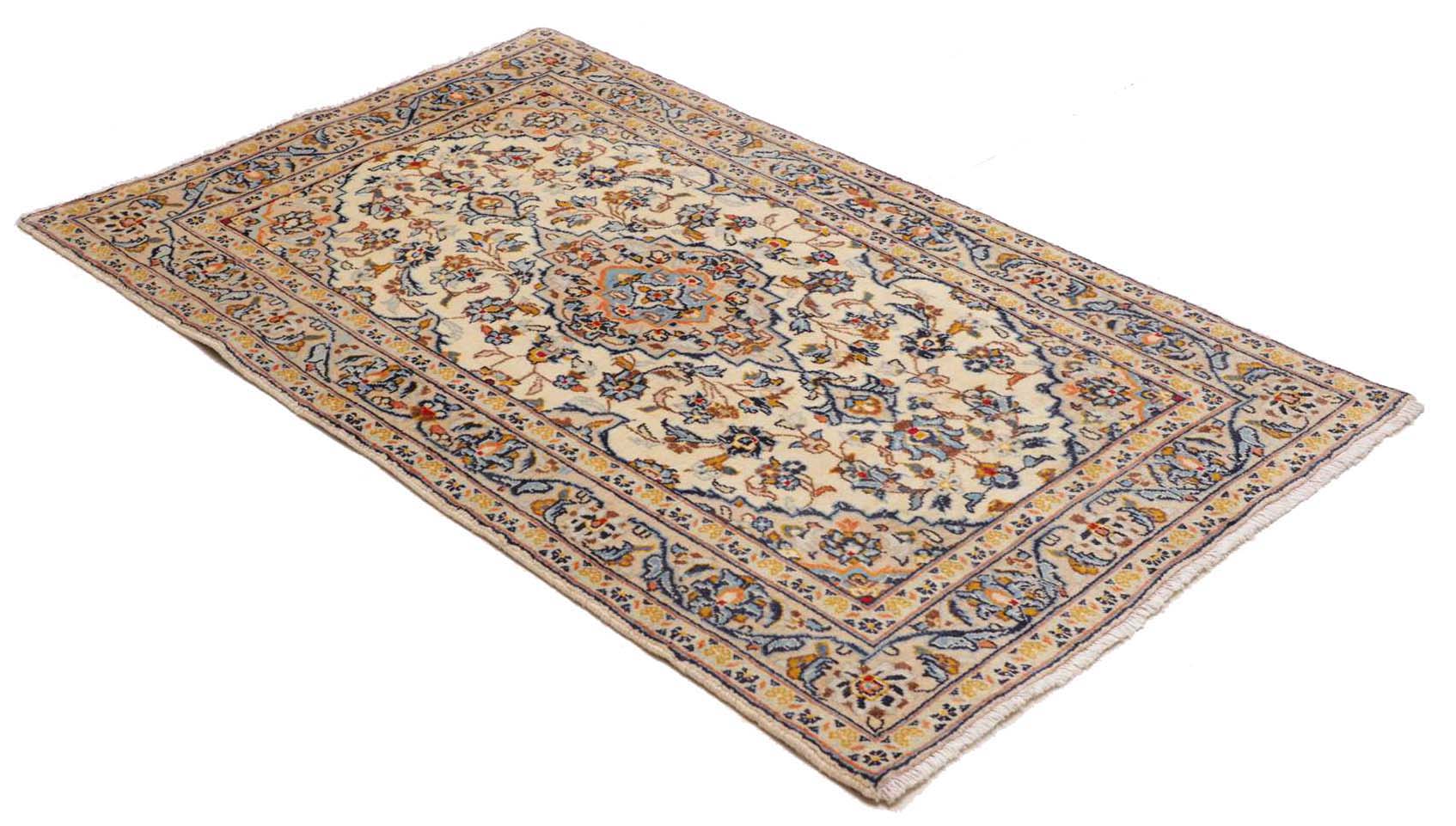 Handgeknüpfter Kashan Perserteppich 96 × 156 cm