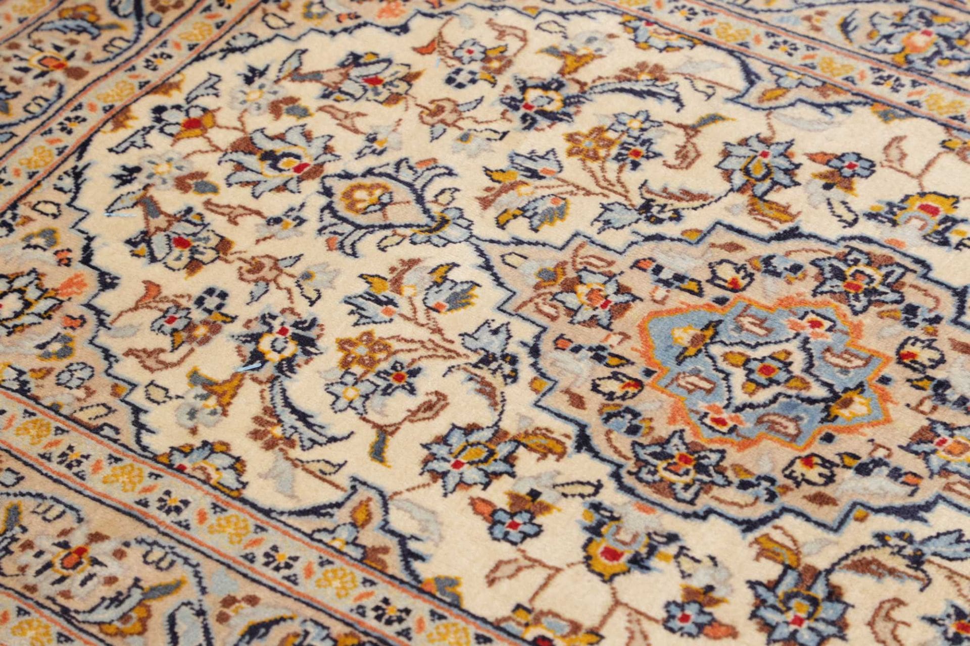Handgeknüpfter Kashan Perserteppich 96 × 156 cm