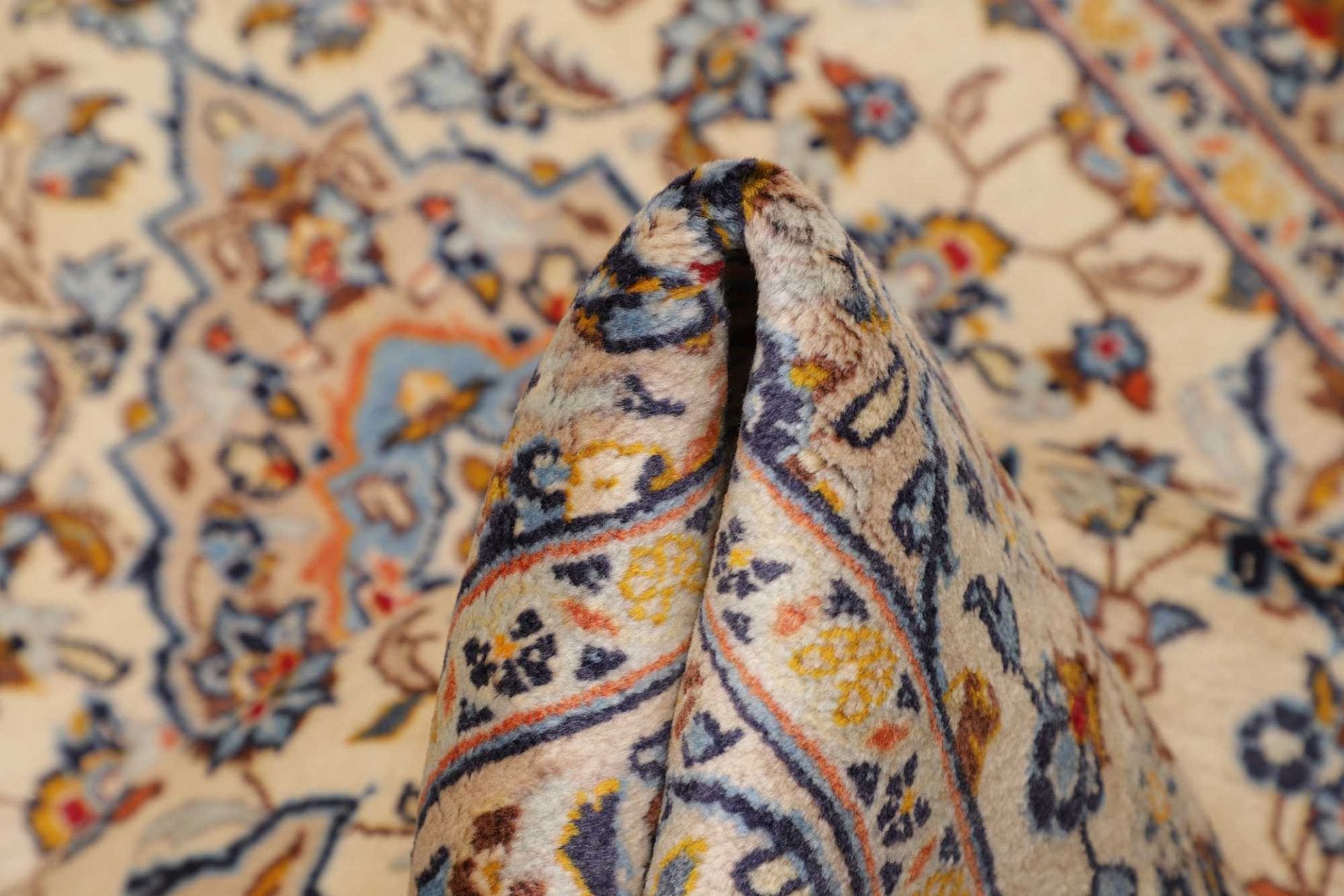 Handgeknüpfter Kashan Perserteppich 96 × 156 cm