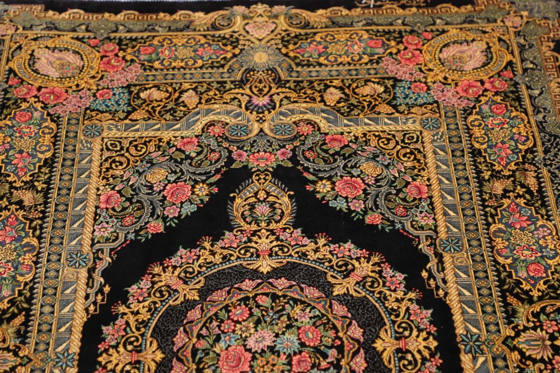 Handgeknüpfter Ghom Perserteppich 103 × 150 cm