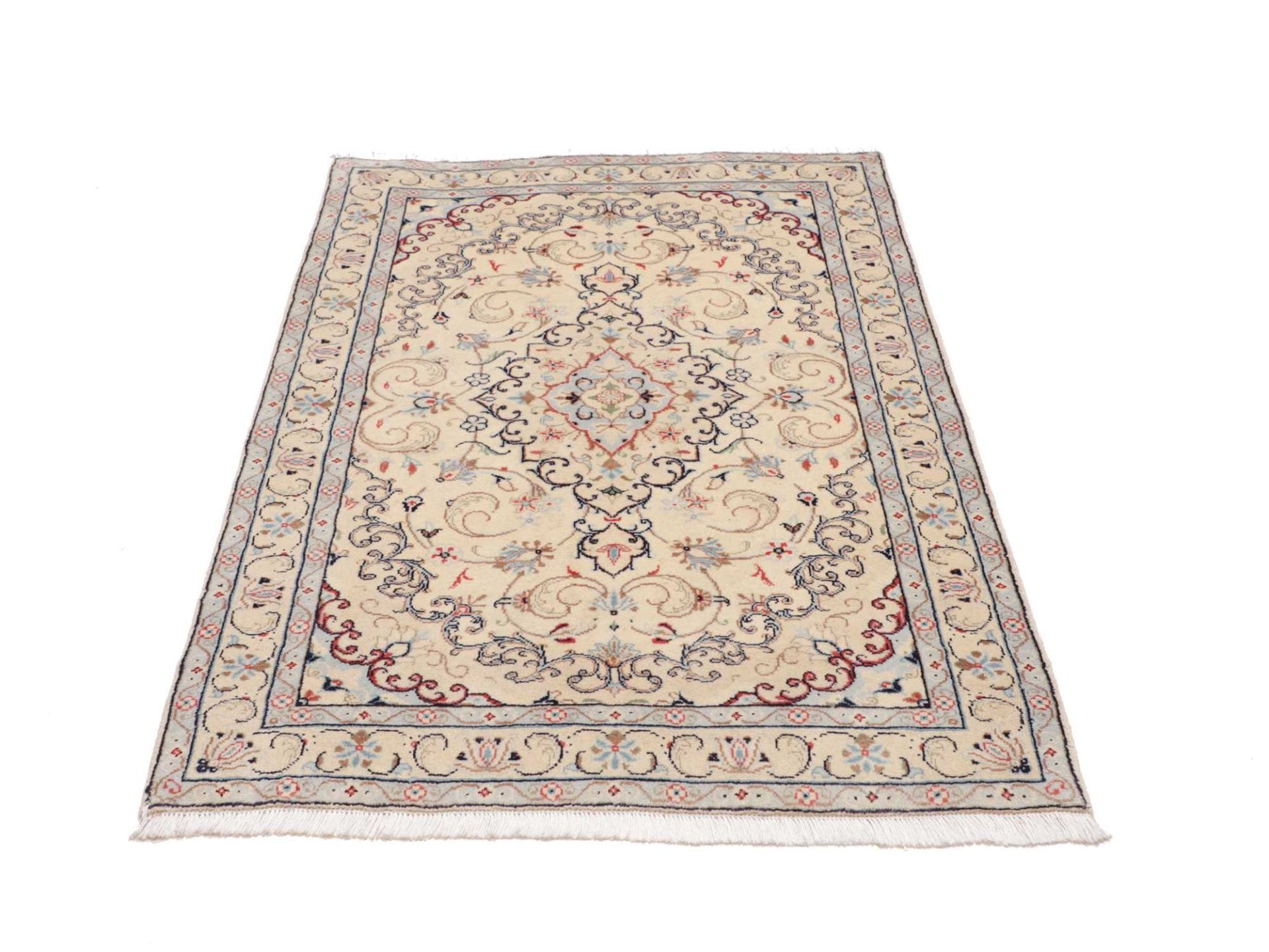 Kashan Perserteppich aus Iran, 99 × 148 cm