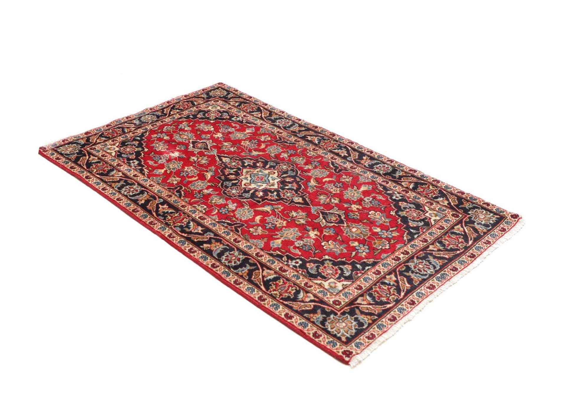 Handgeknüpfter Kashan Perserteppich 99 × 153 cm