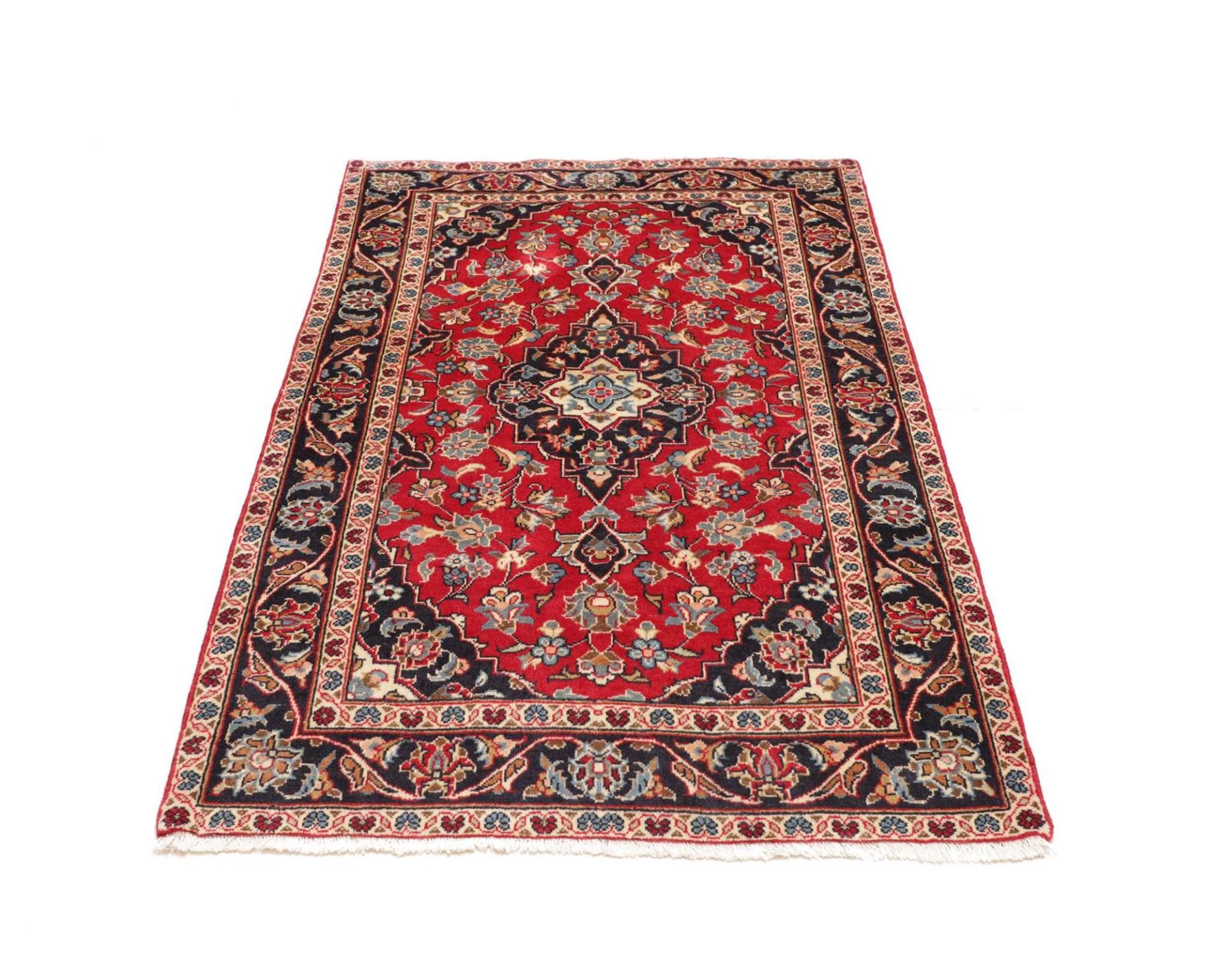 Handgeknüpfter Kashan Perserteppich 99 × 153 cm
