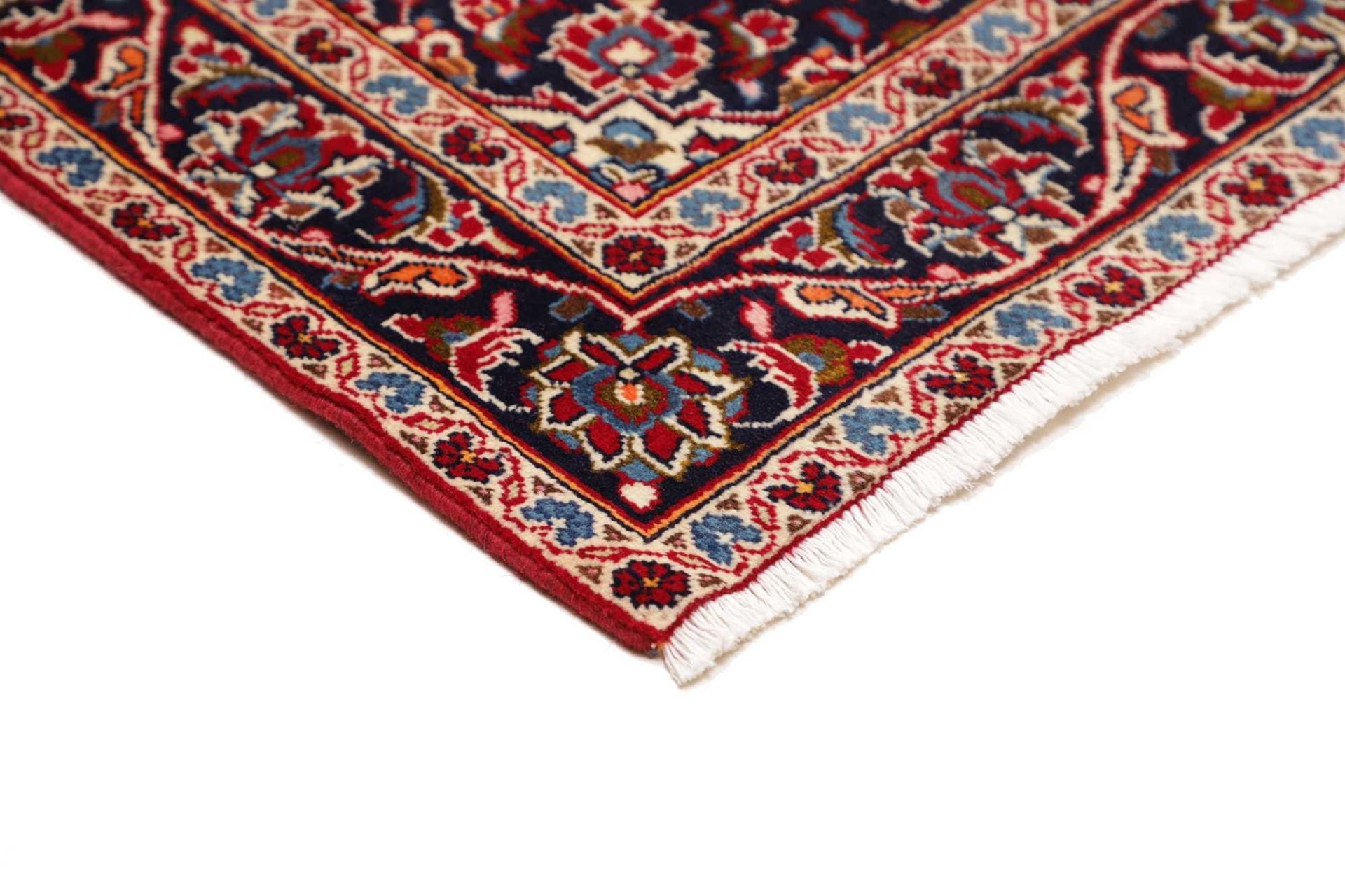 Handgeknüpfter Kashan Perserteppich, 101 × 153 cm, Wolle