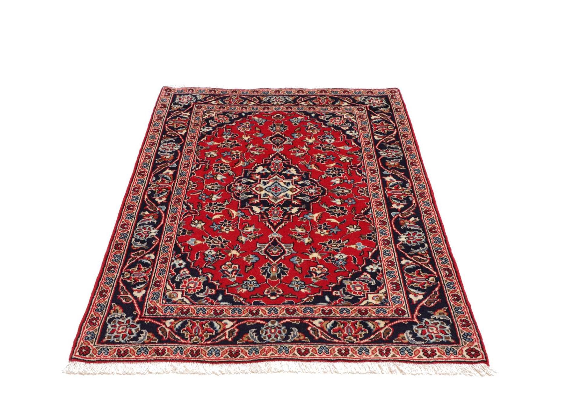 Kashan Perserteppich aus Iran, 100 × 146 cm