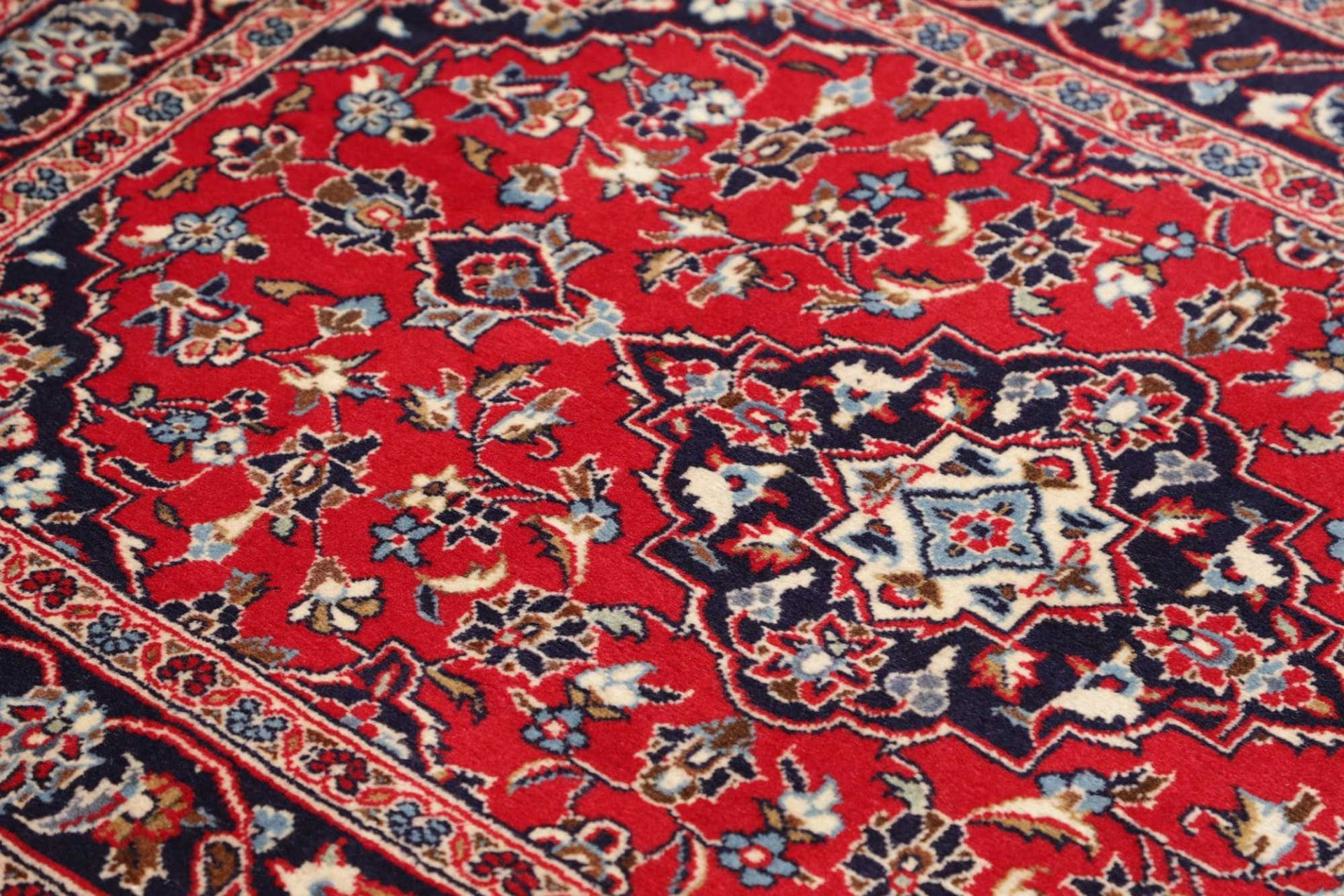 Kashan Perserteppich aus Iran, 100 × 146 cm