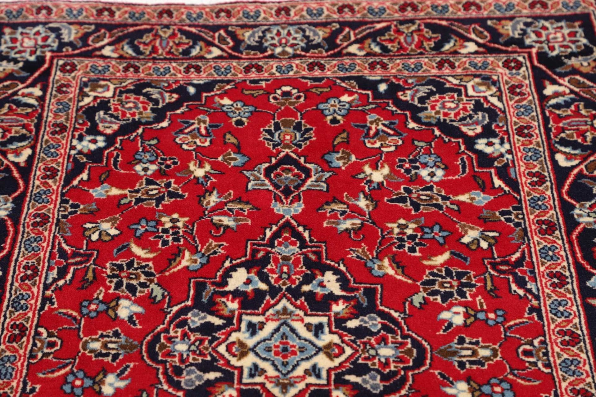 Kashan Perserteppich aus Iran, 100 × 146 cm