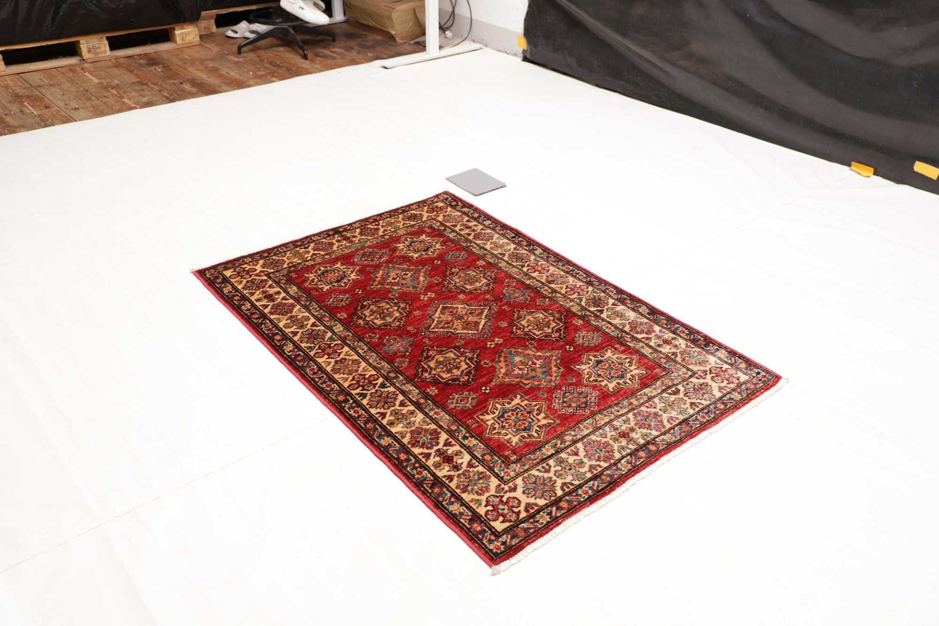 Handgeknüpfter Kazak Orientteppich 104 × 147 cm