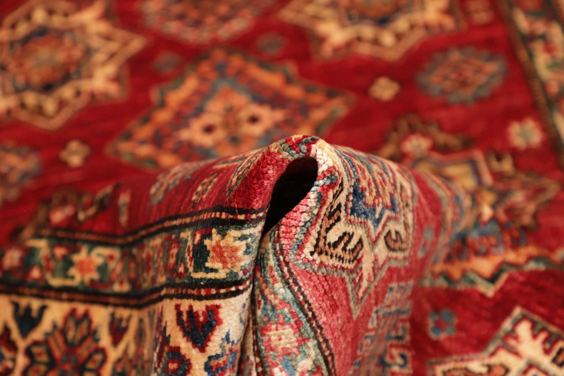 Handgeknüpfter Kazak Orientteppich 104 × 147 cm