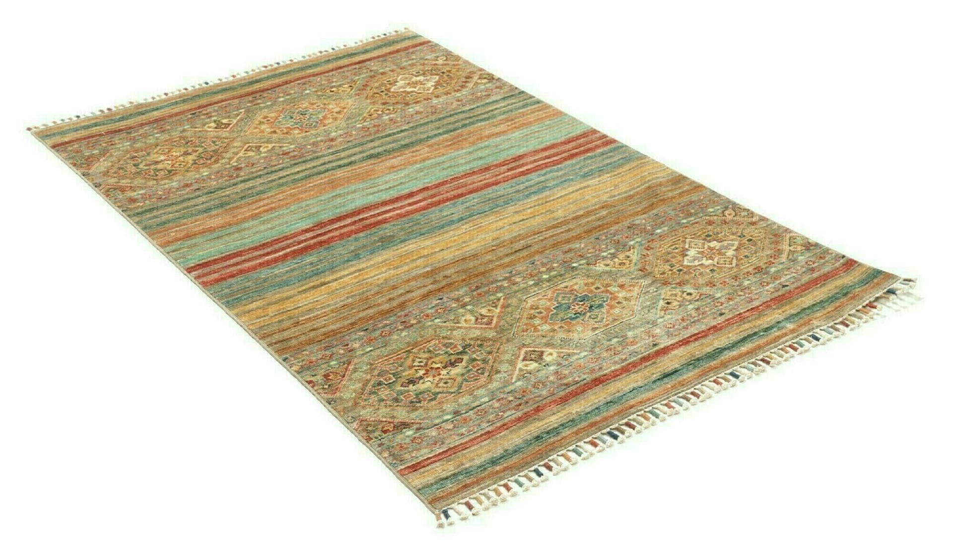 Handgeknüpfter Samarkand Orientteppich 102 × 154 cm