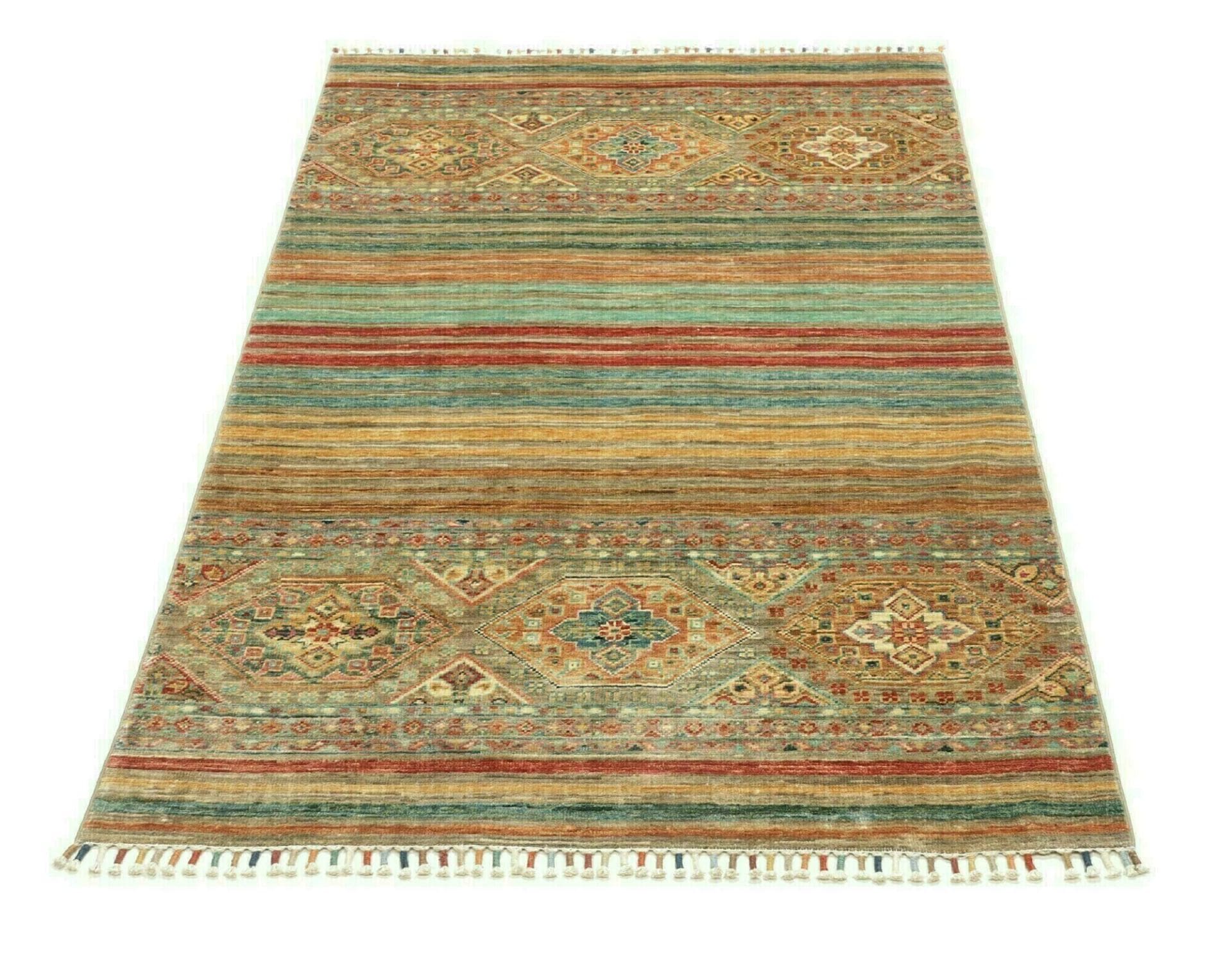 Handgeknüpfter Samarkand Orientteppich 102 × 154 cm